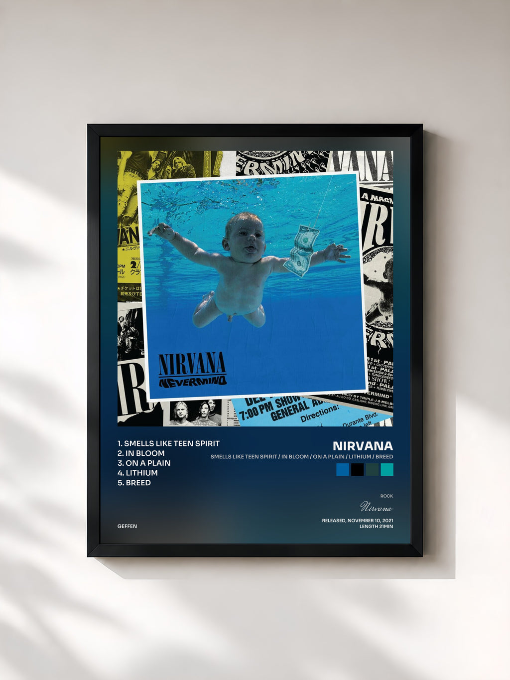 Nirvana · Smells Like Teen Spirit / In Bloom / On A Plain / Lithium / Breed