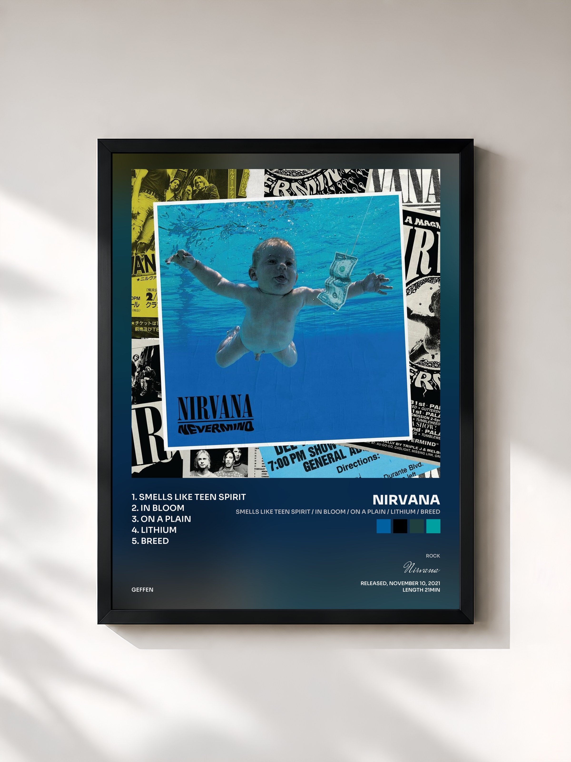 Nirvana · Smells Like Teen Spirit / In Bloom / On A Plain / Lithium / Breed