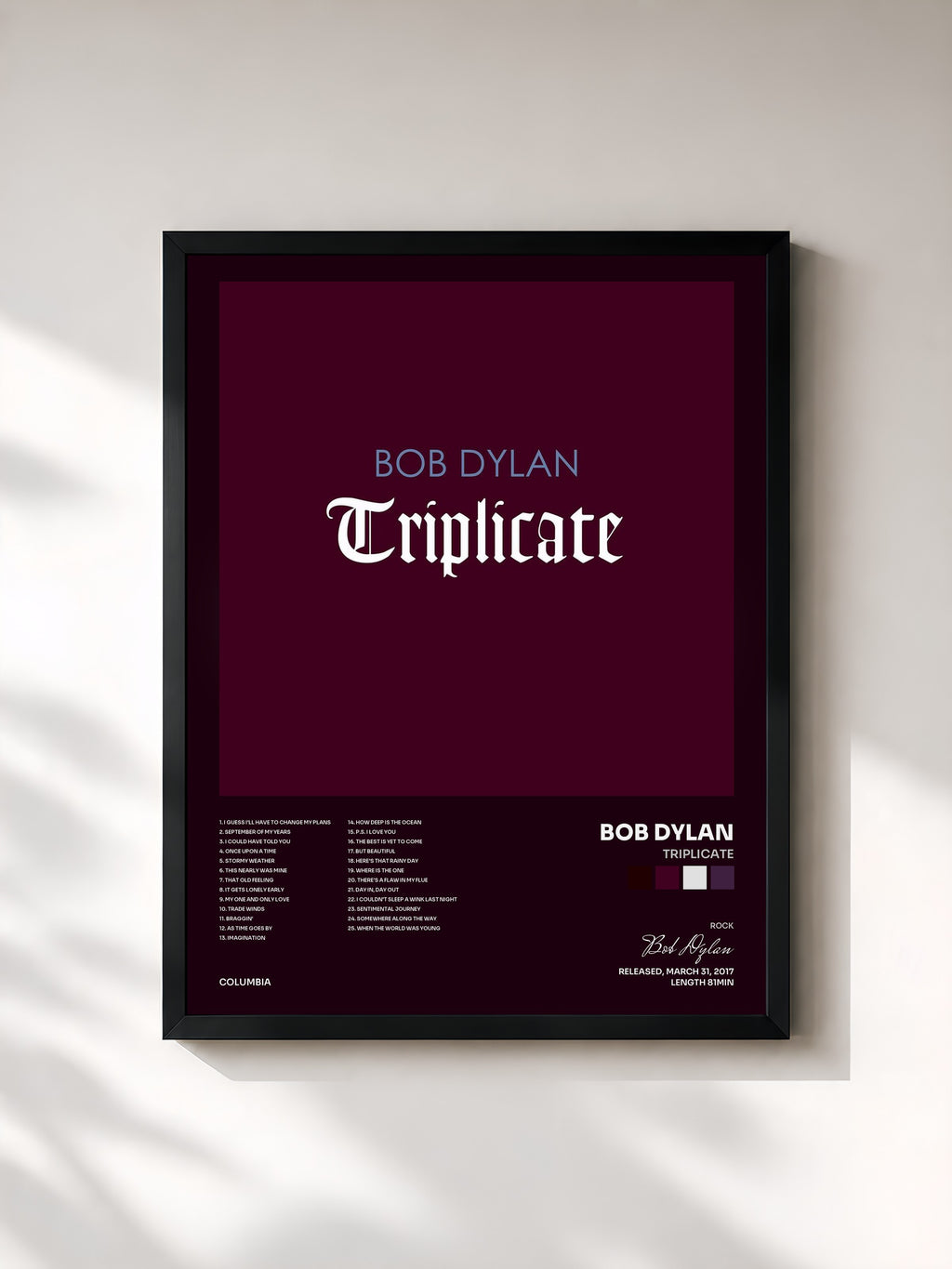 Bob Dylan · Triplicate