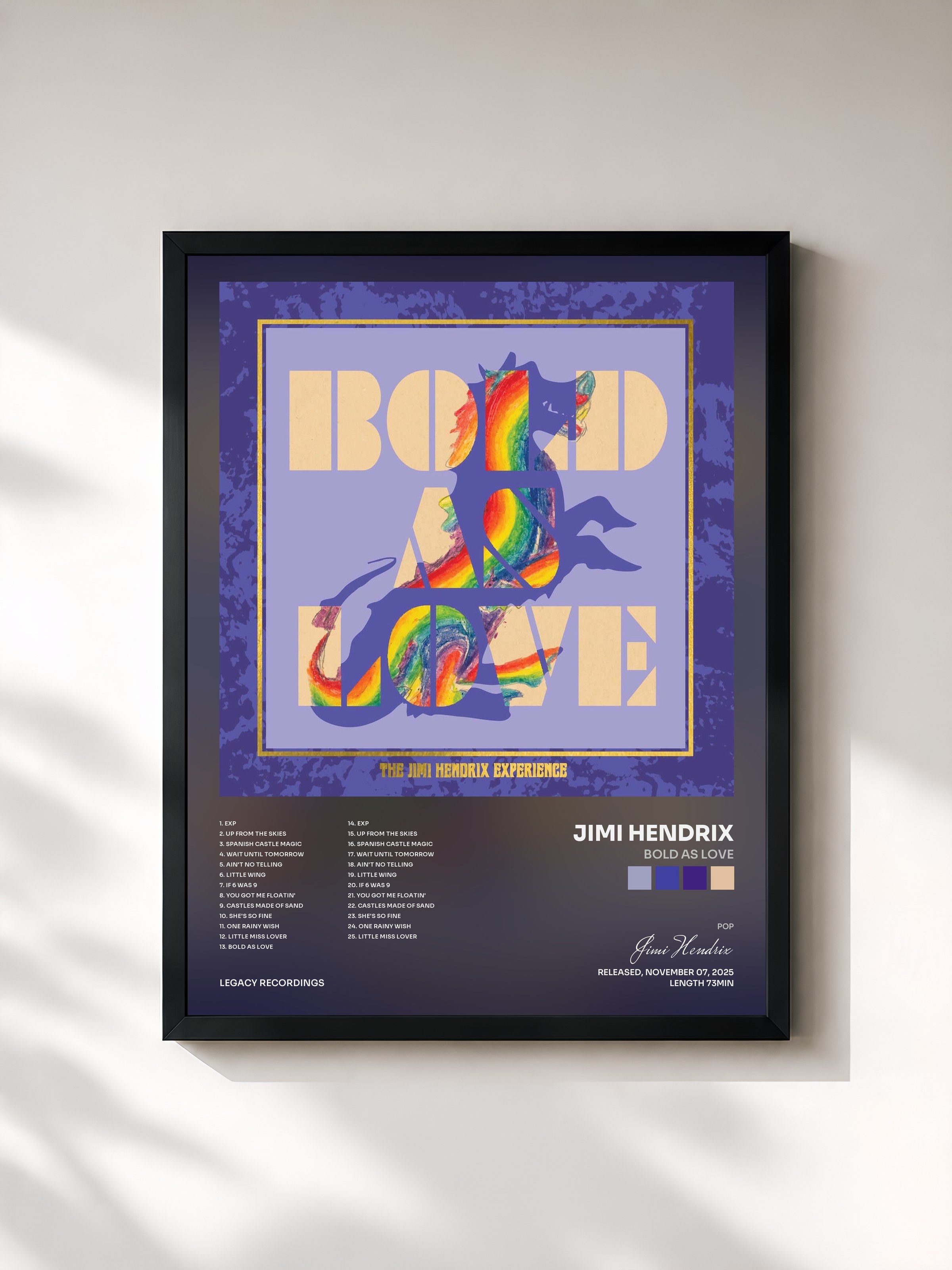 Jimi Hendrix · Bold As Love