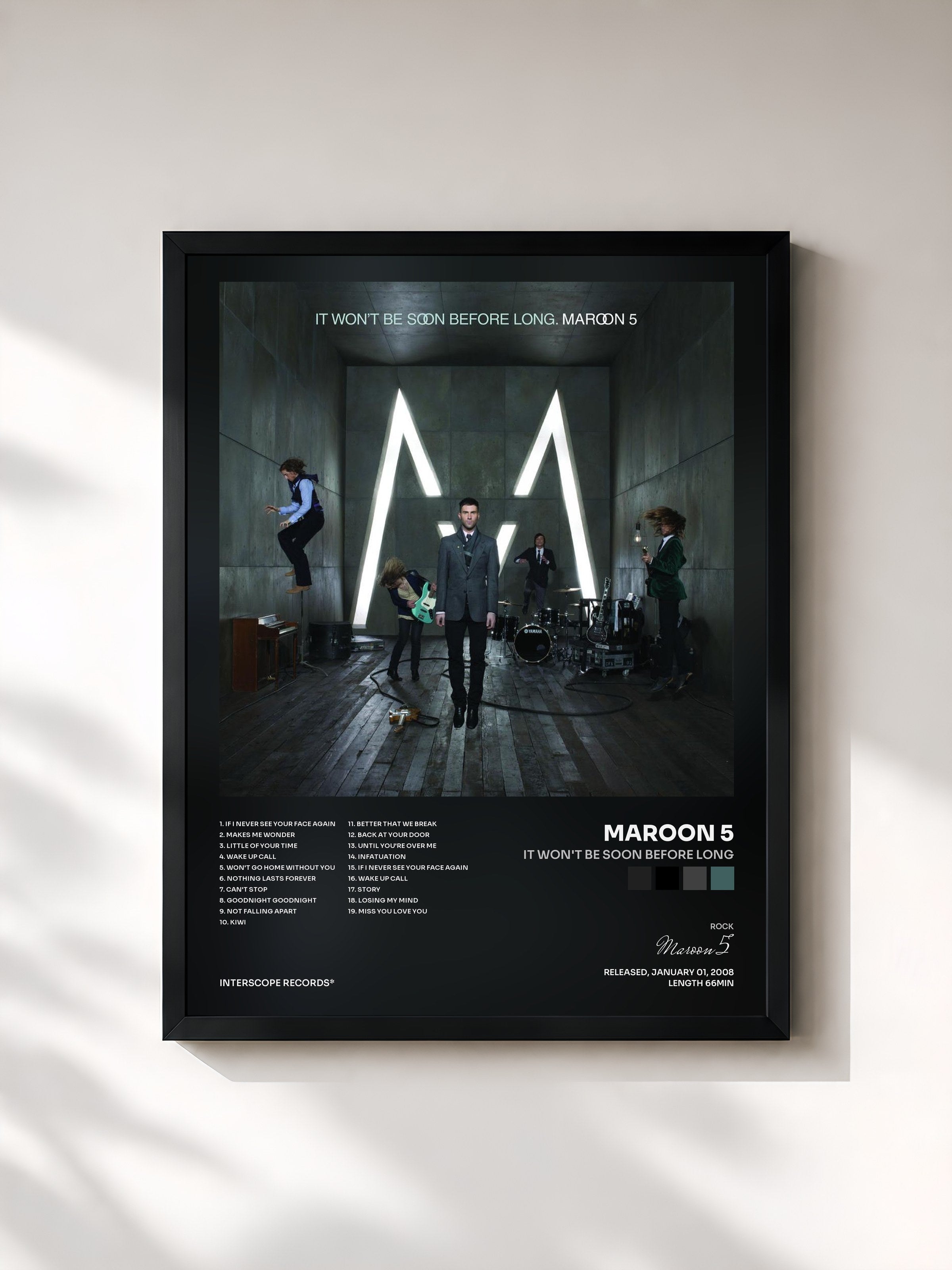 Maroon 5 · It Won't Be Soon Before Long