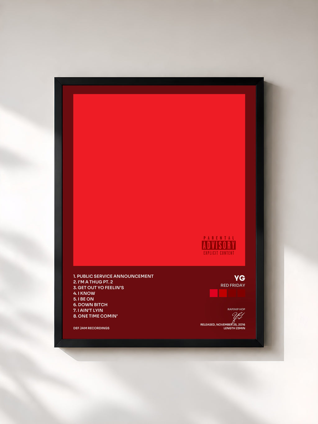 YG · Red Friday