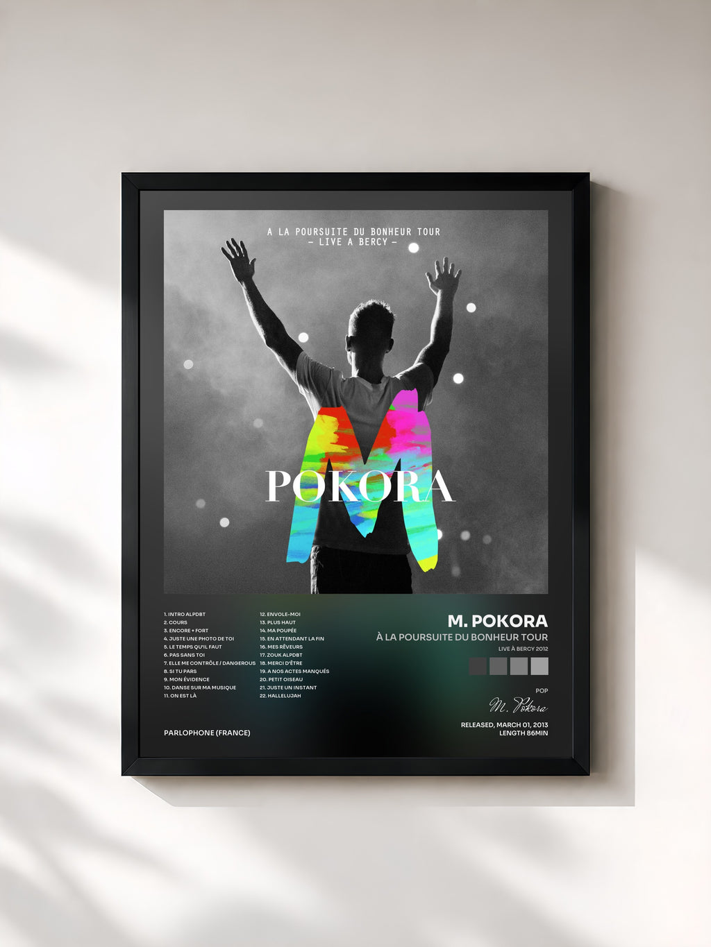 M. Pokora · À la poursuite du bonheur Tour (Live à Bercy 2012)