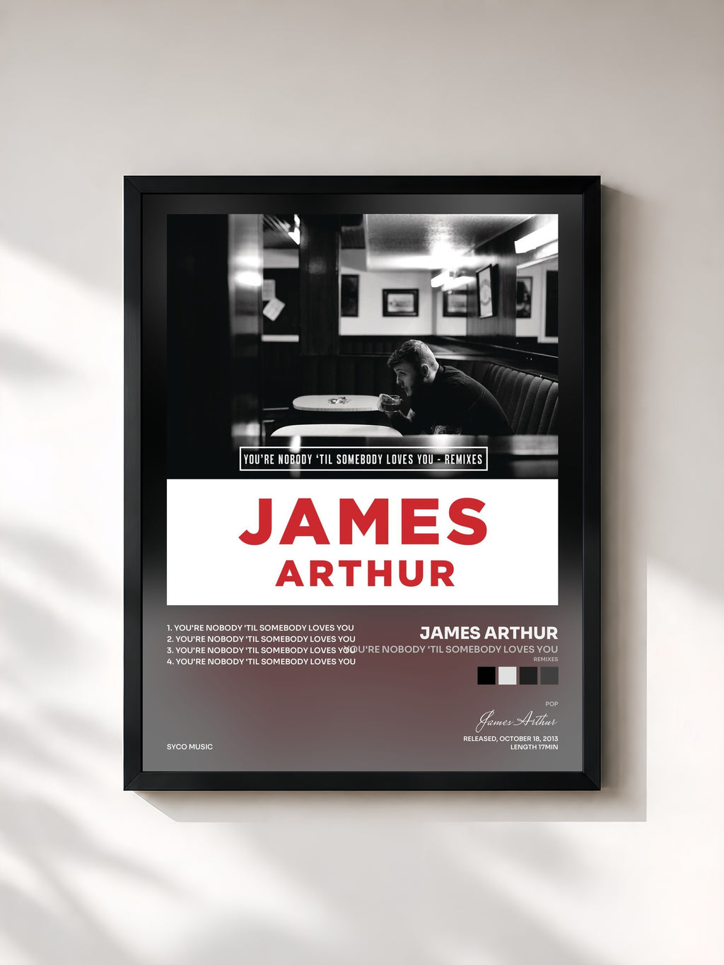 James Arthur · You're Nobody 'Til Somebody Loves You (Remixes)