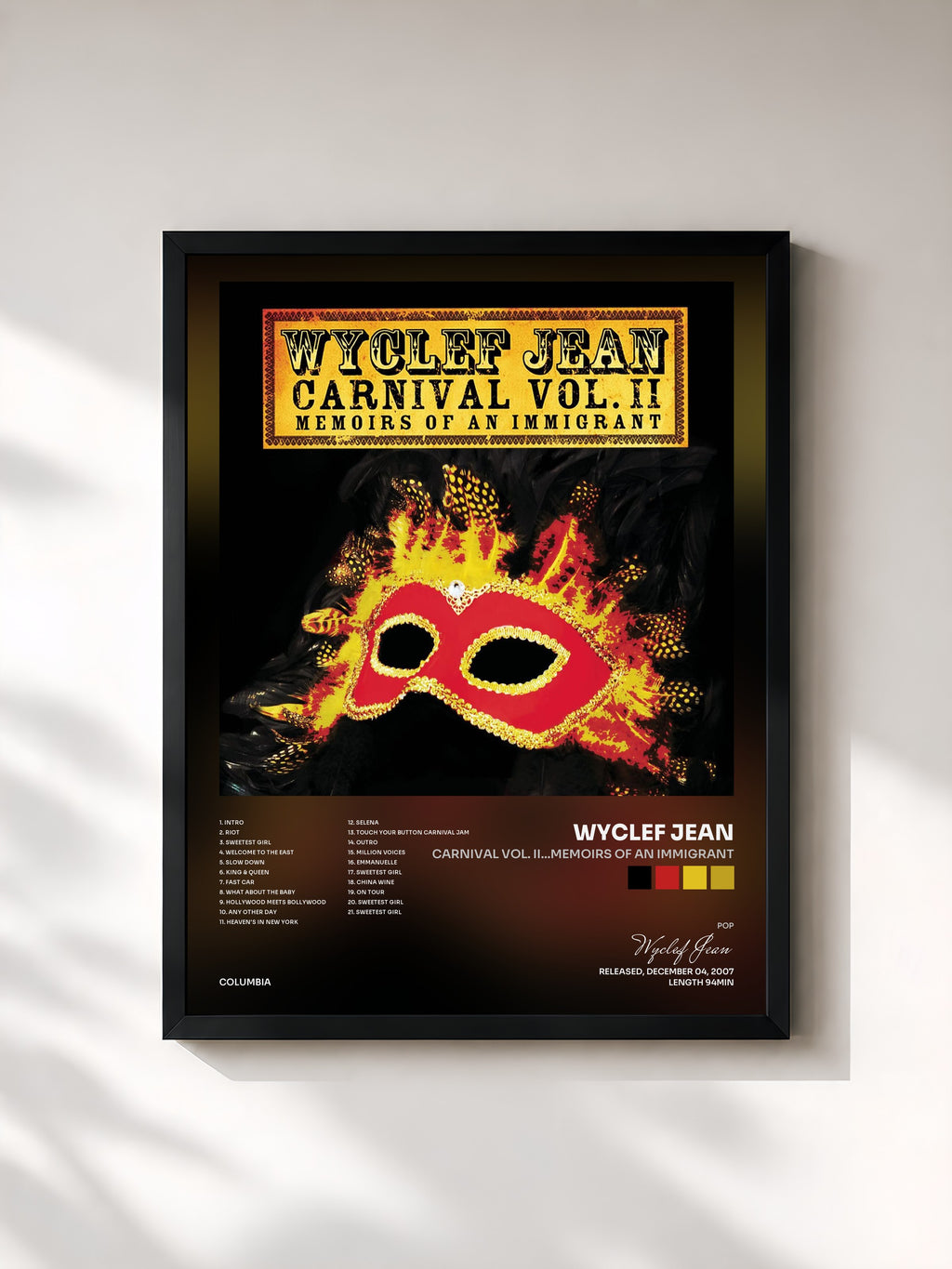 Wyclef Jean · CARNIVAL VOL. II...Memoirs of an Immigrant