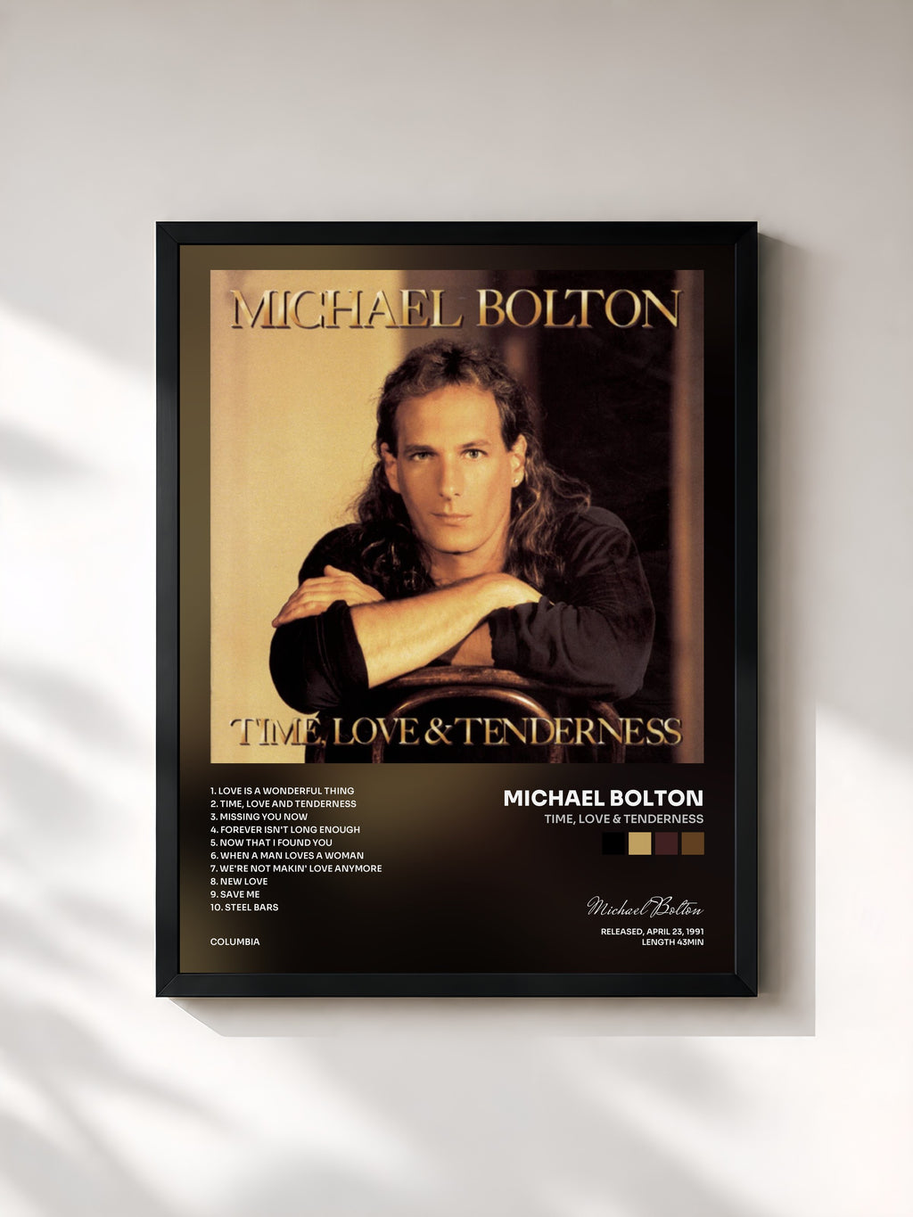 Michael Bolton · Time, Love & Tenderness