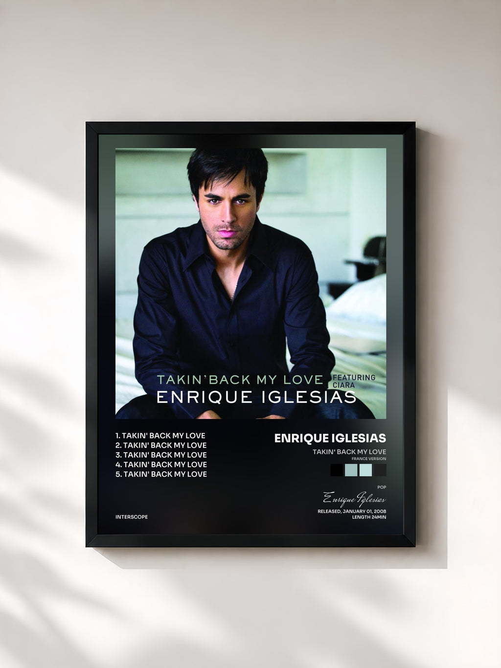 Enrique Iglesias · Takin' Back My Love (France Version)