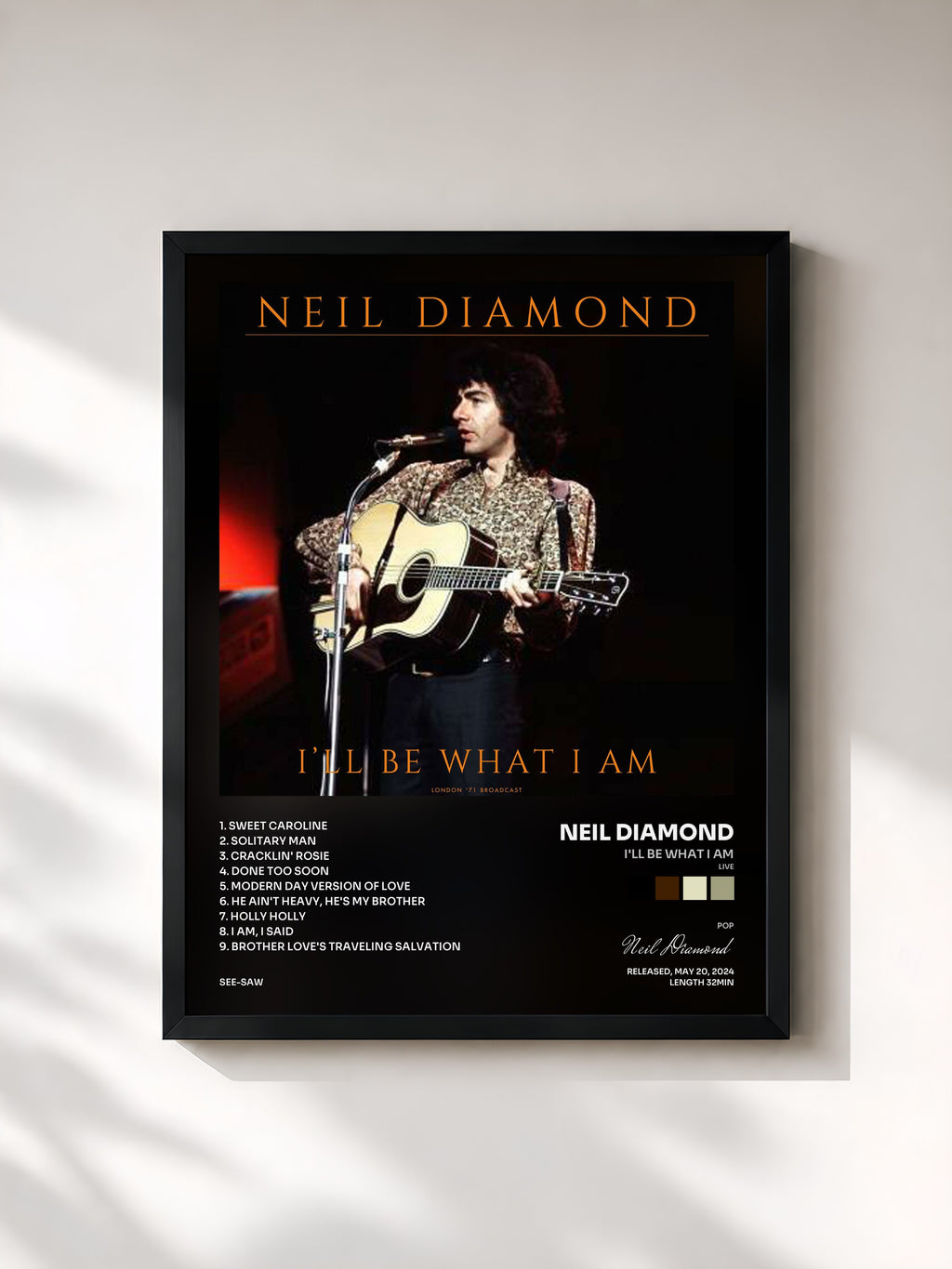 Neil Diamond · I'll Be What I Am (Live)