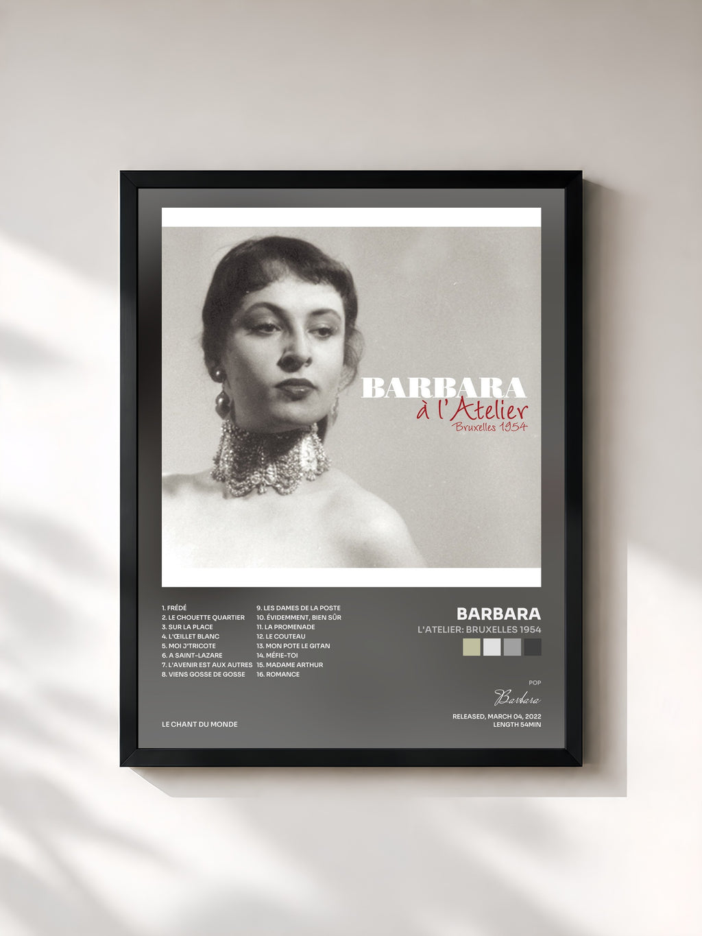 Barbara · L'atelier: Bruxelles 1954
