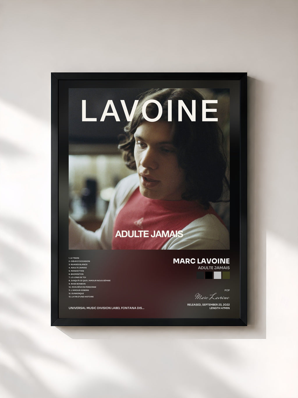 Marc Lavoine · Adulte jamais