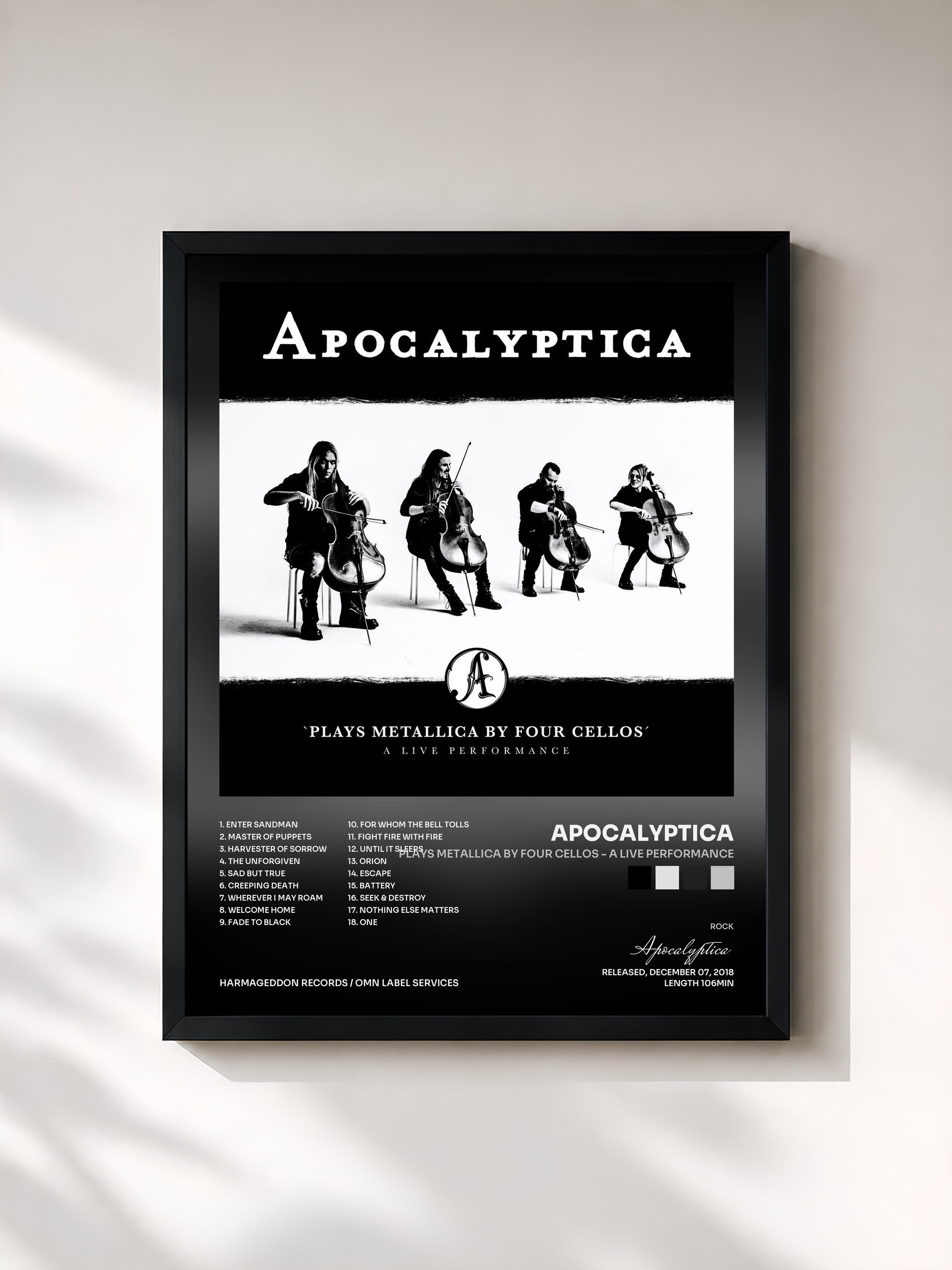 Apocalyptica · Plays Metallica by Four Cellos - A Live Performance