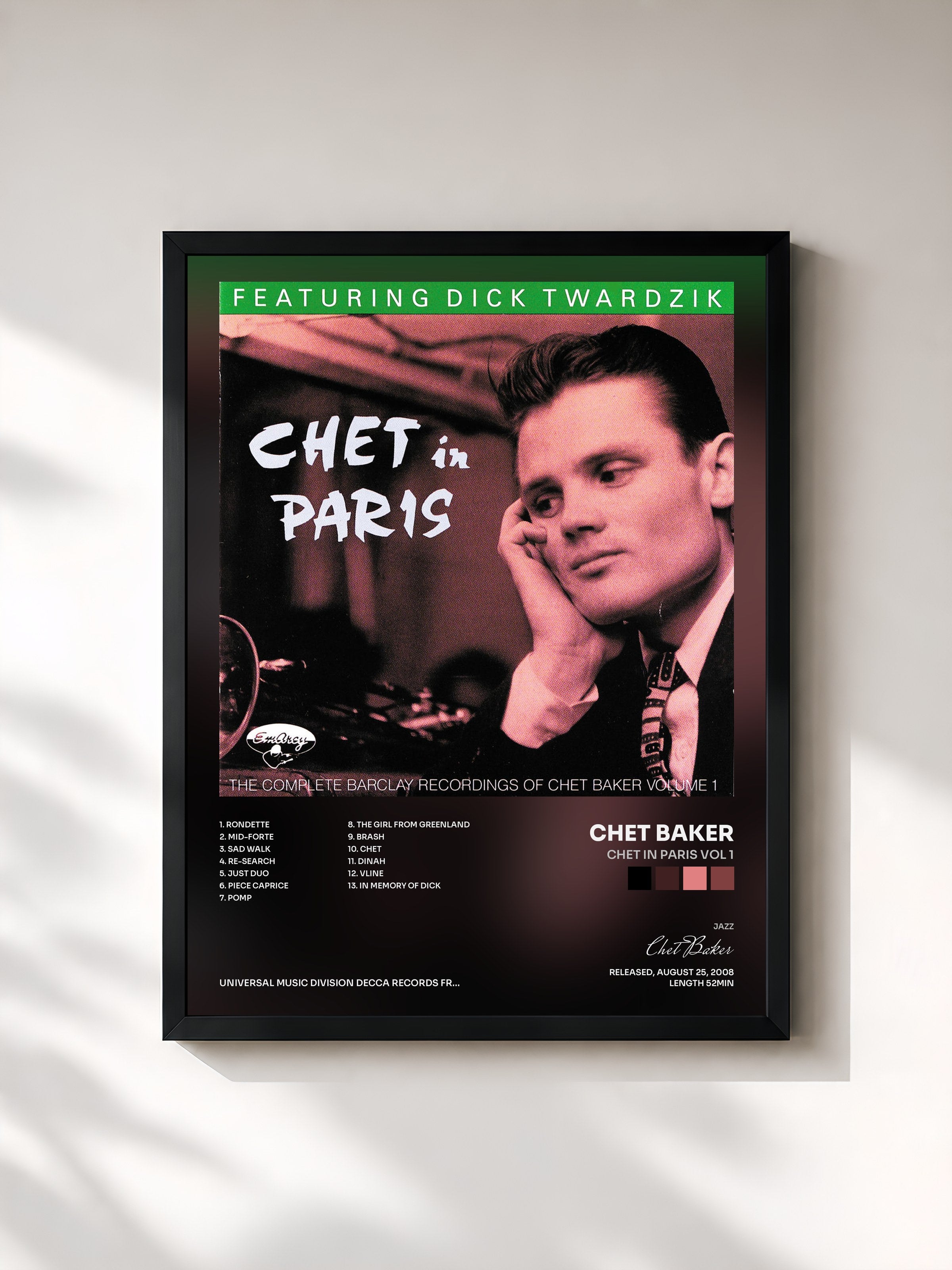 Chet Baker · Chet In Paris Vol 1
