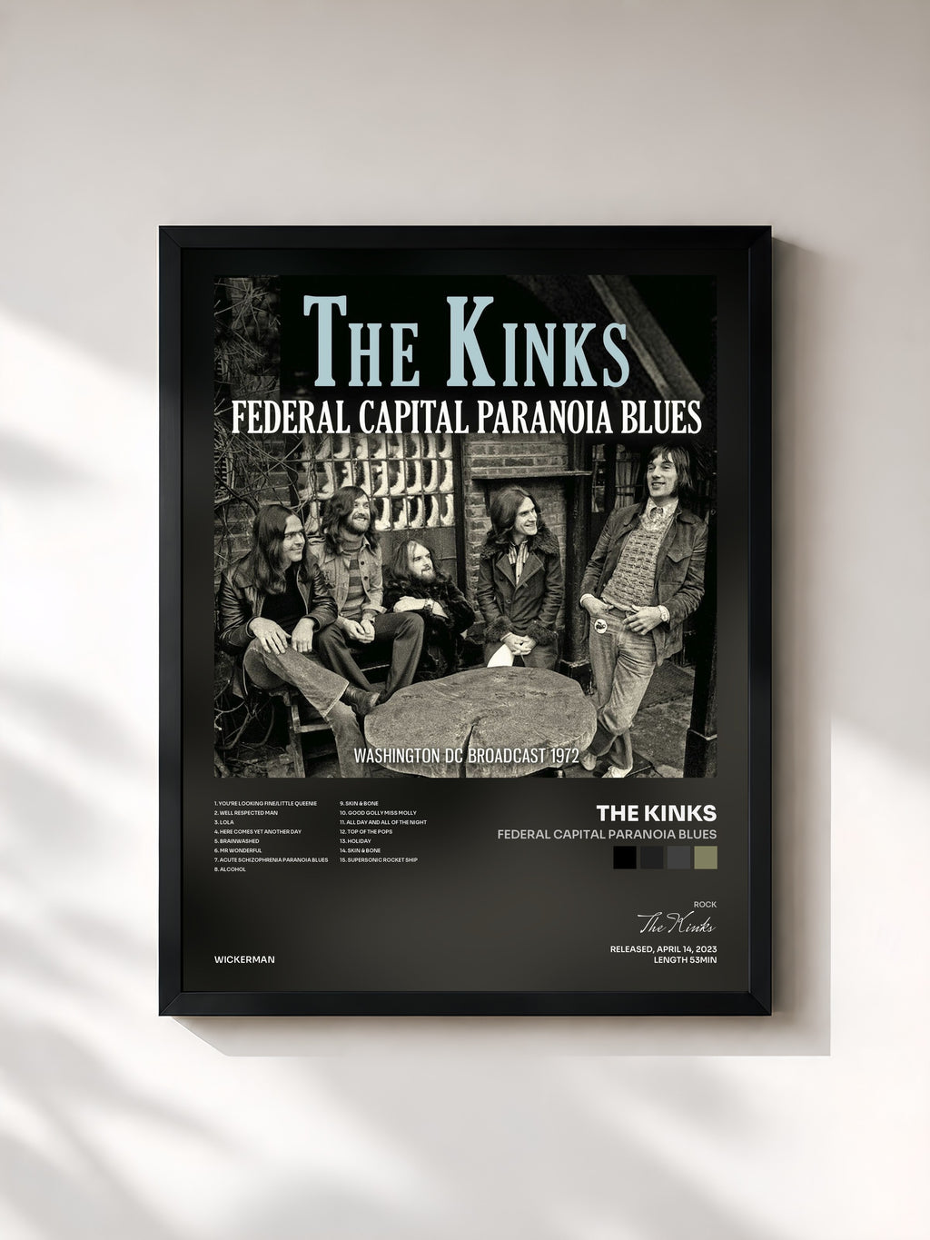 The Kinks · Federal Capital Paranoia Blues