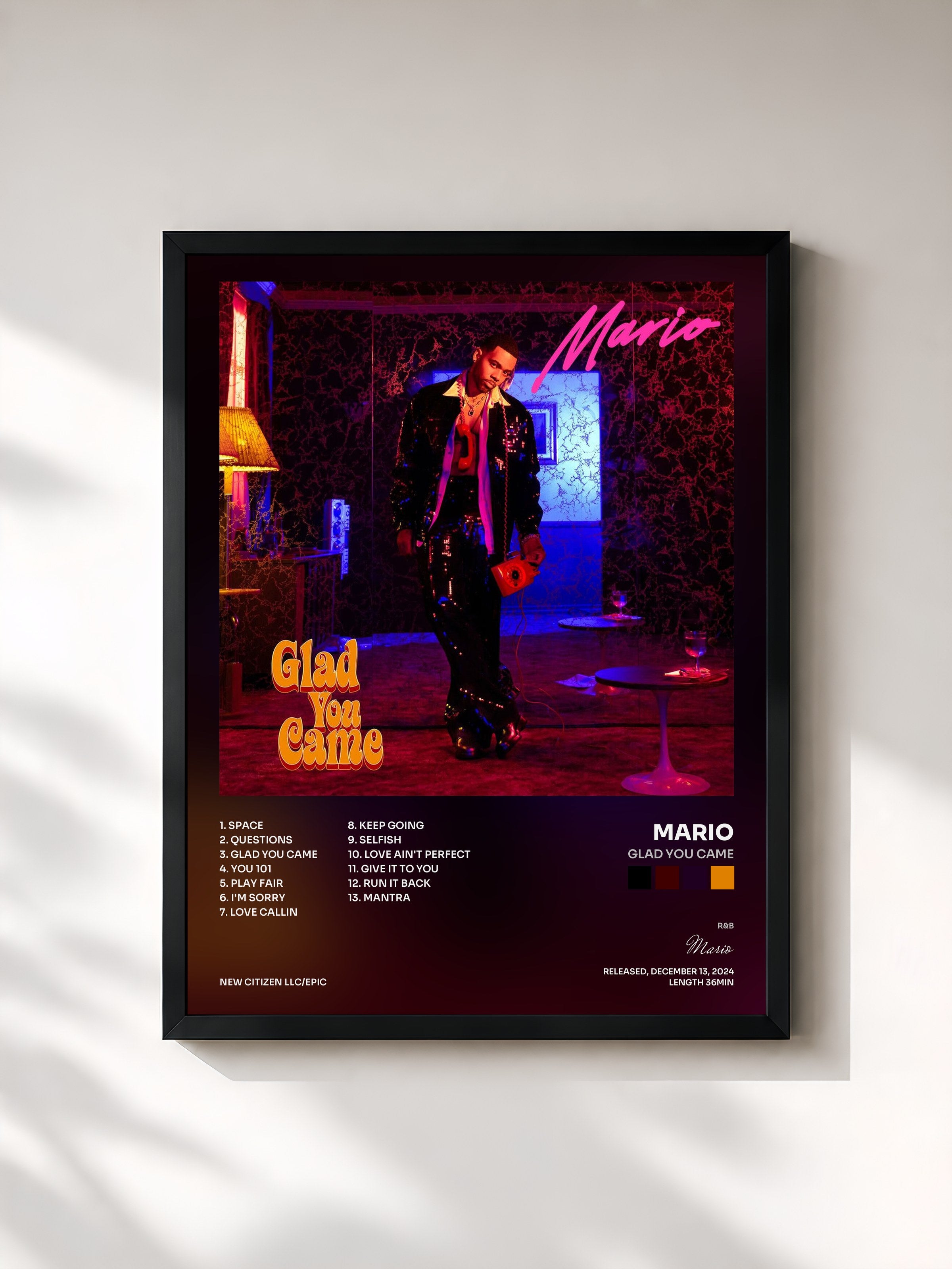 Mario · Glad You Came