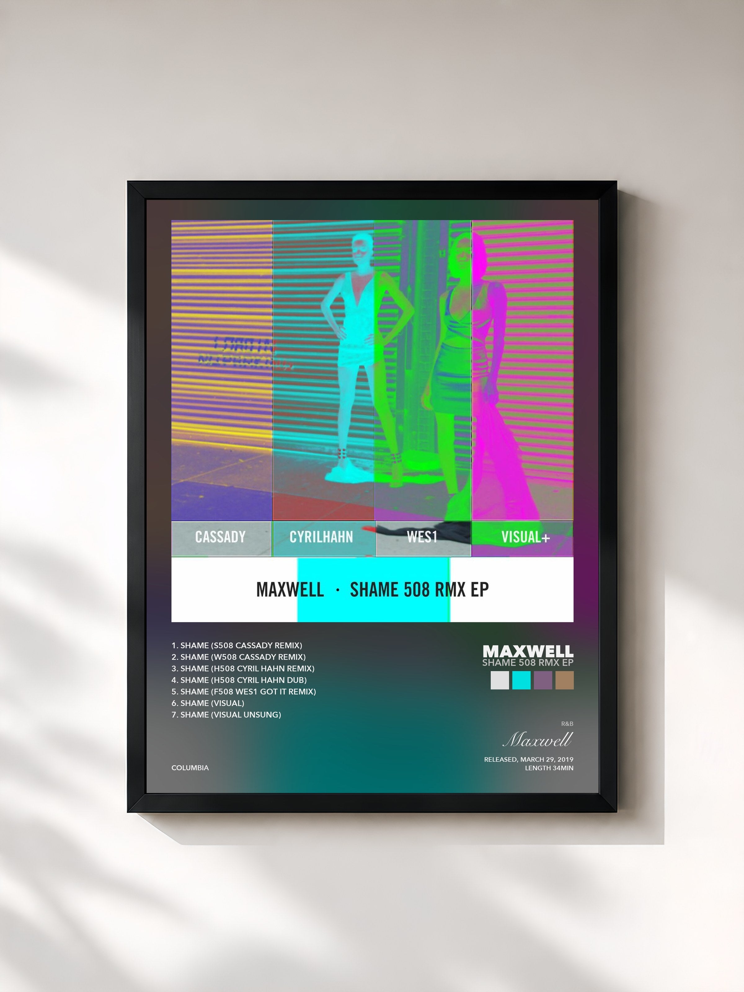 Maxwell · SHAME 508 RMX EP