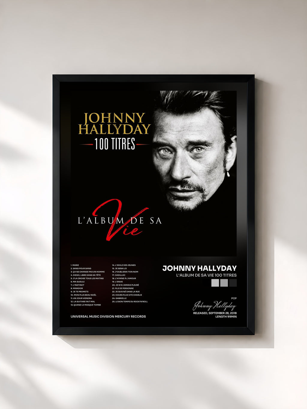 Johnny Hallyday · L'album de sa vie 100 titres