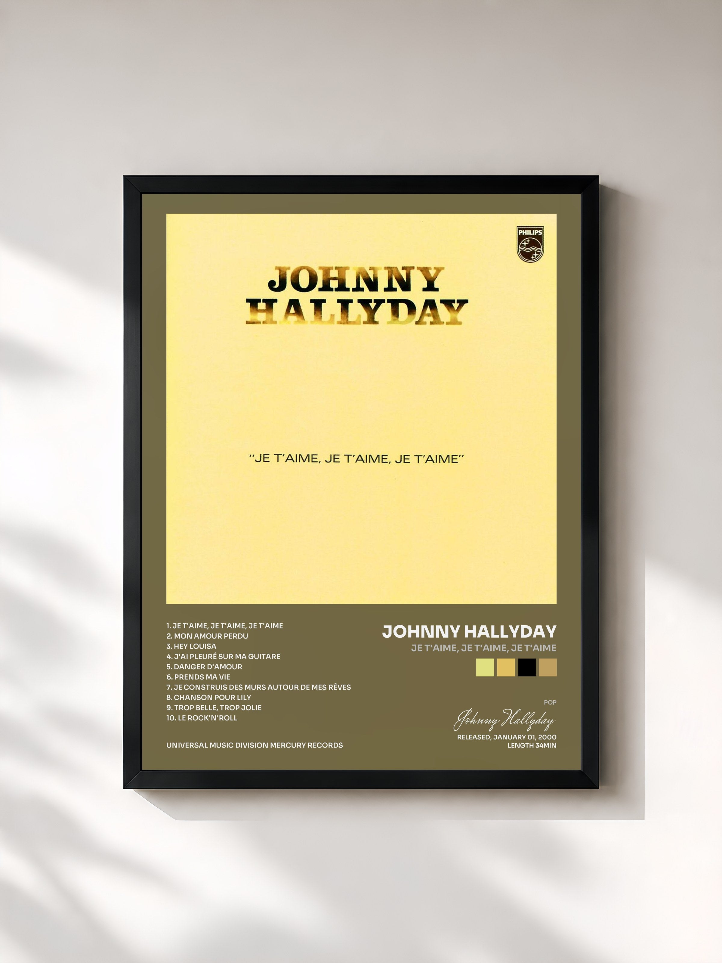 Johnny Hallyday · Je t'aime, je t'aime, je t'aime