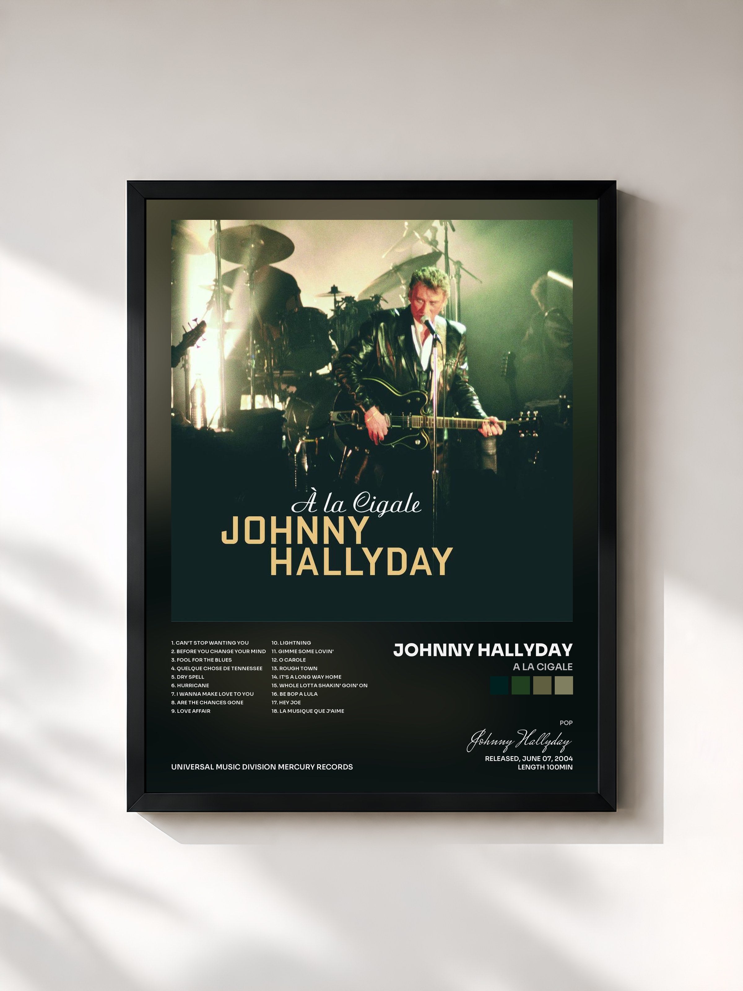 Johnny Hallyday · A La Cigale