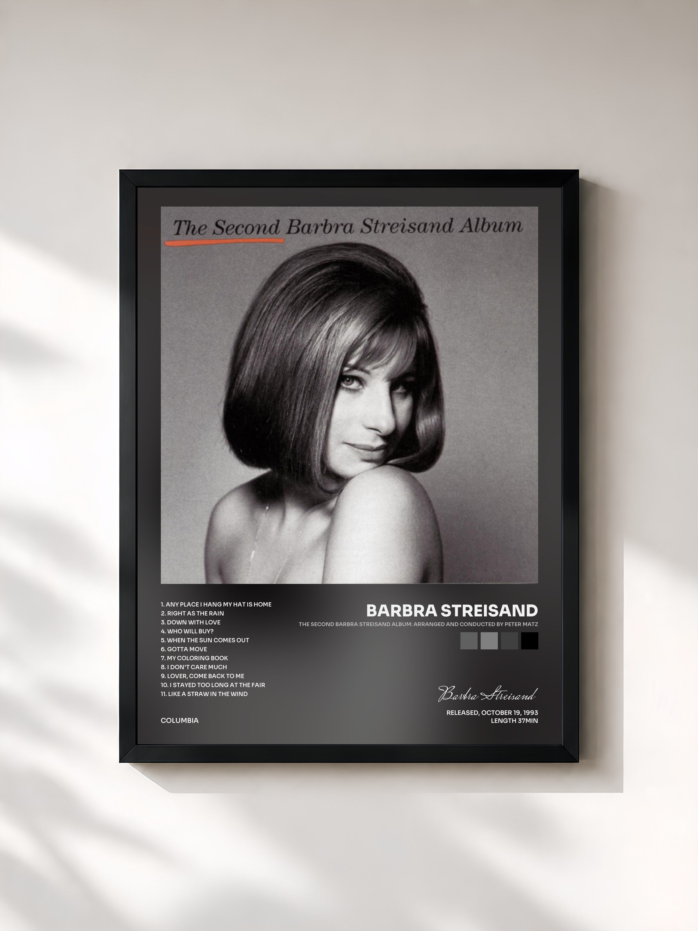 Barbra Streisand · THE SECOND BARBRA STREISAND ALBUM: Arranged and Conducted by Peter Matz
