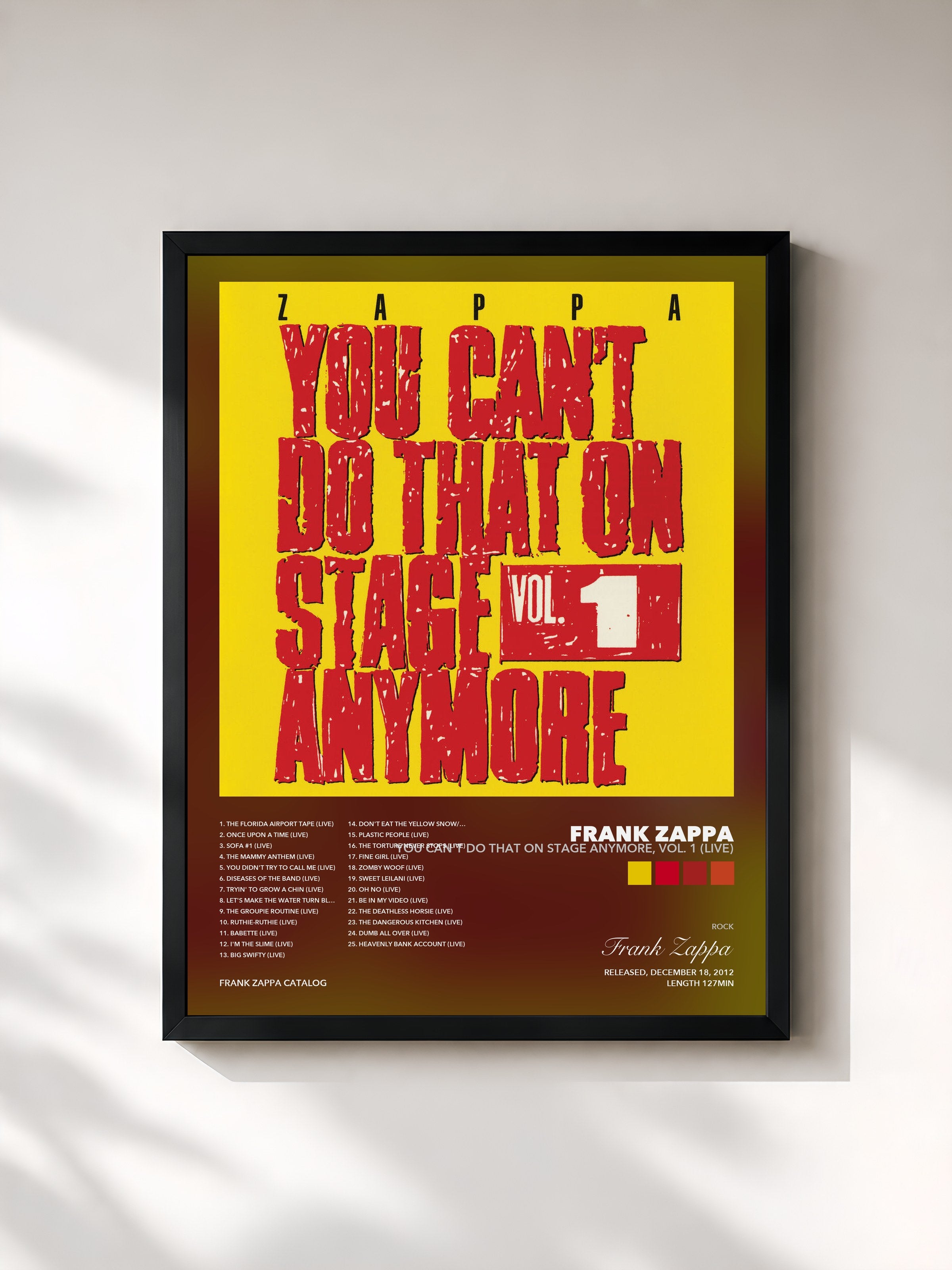 Frank Zappa – You Can't Do That On Stage Anymore, Vol. 1 (Live)