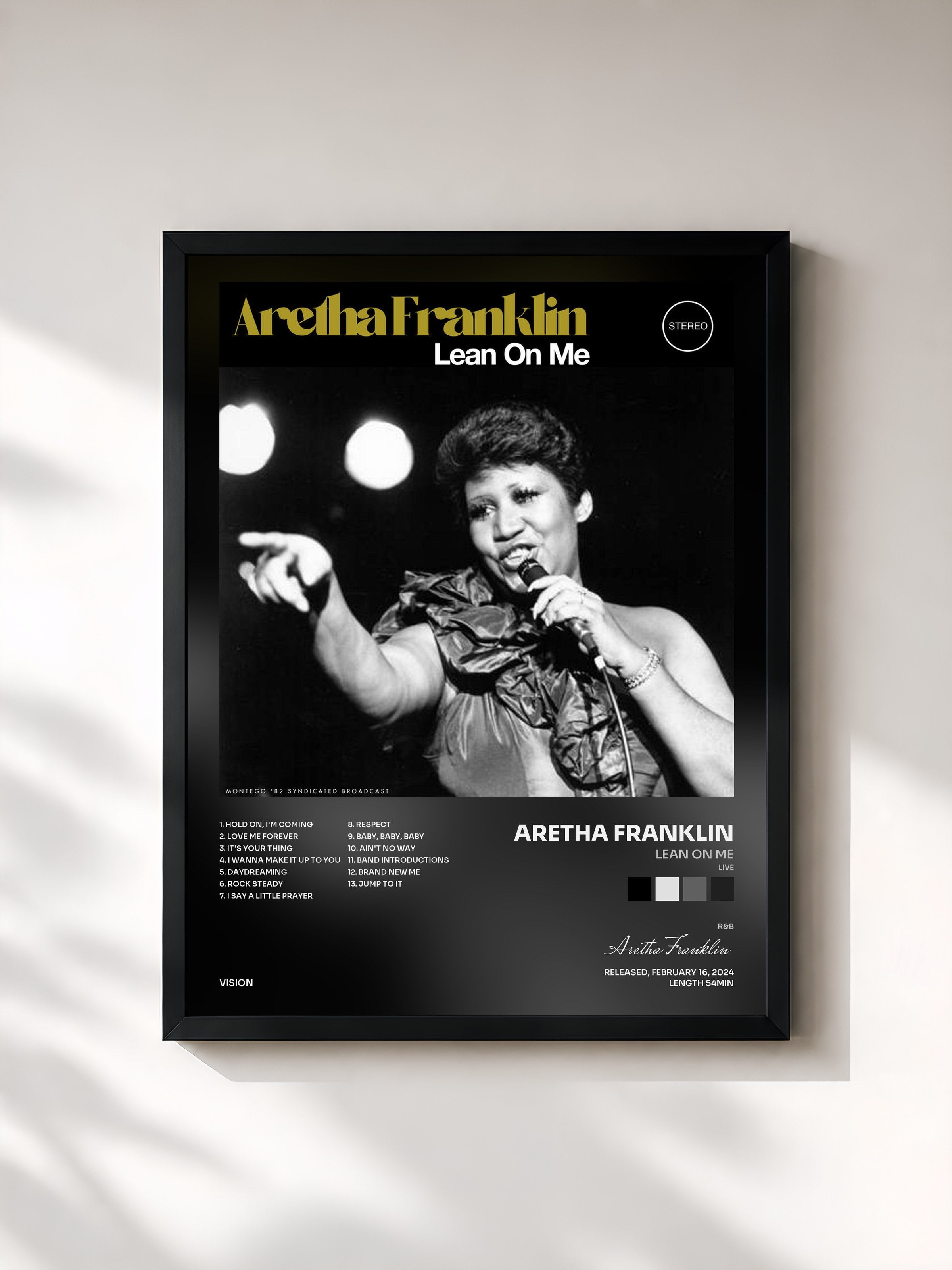 Aretha Franklin · Lean On Me (Live)