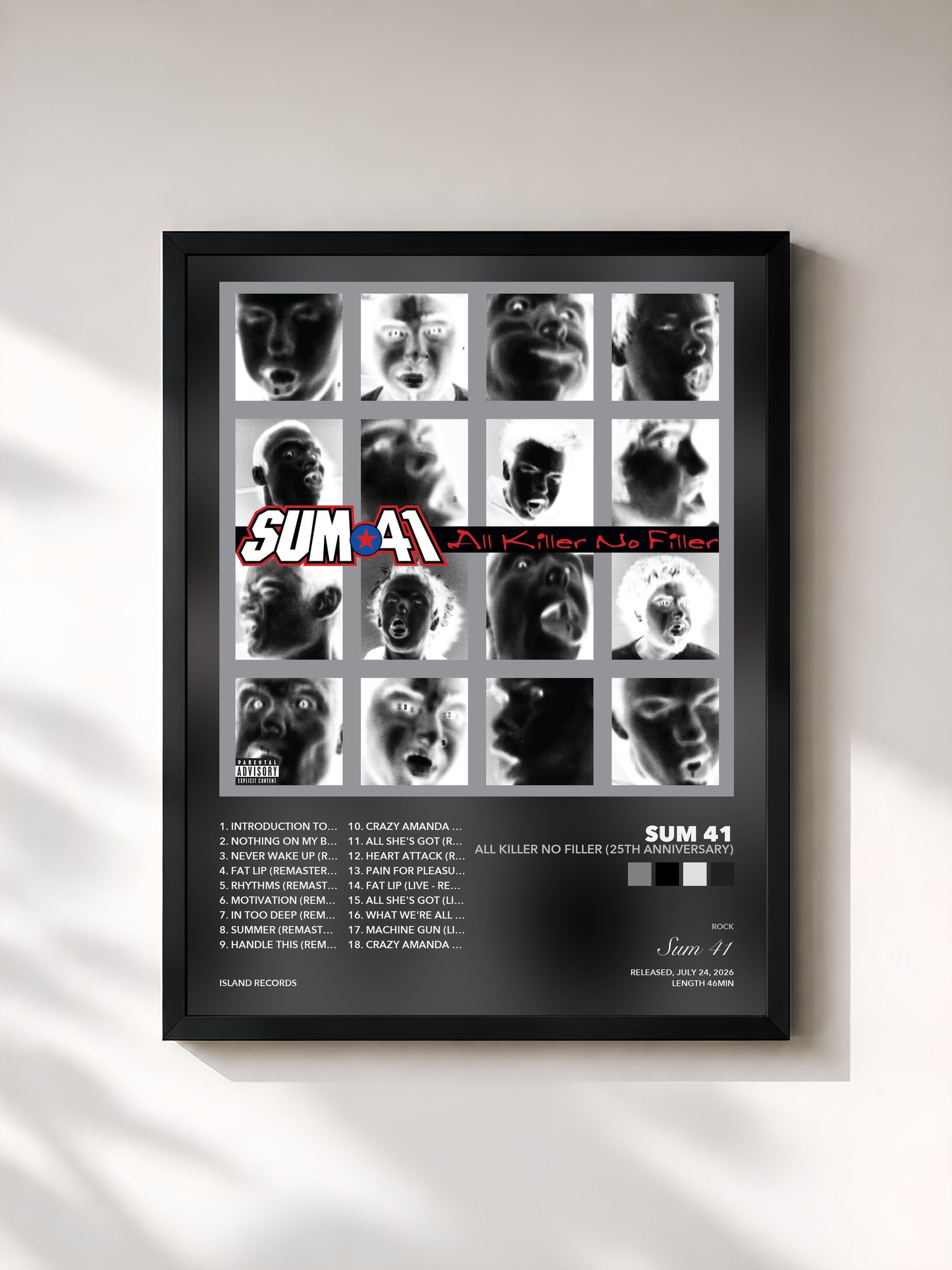 Sum 41 · All Killer No Filler (25th Anniversary)