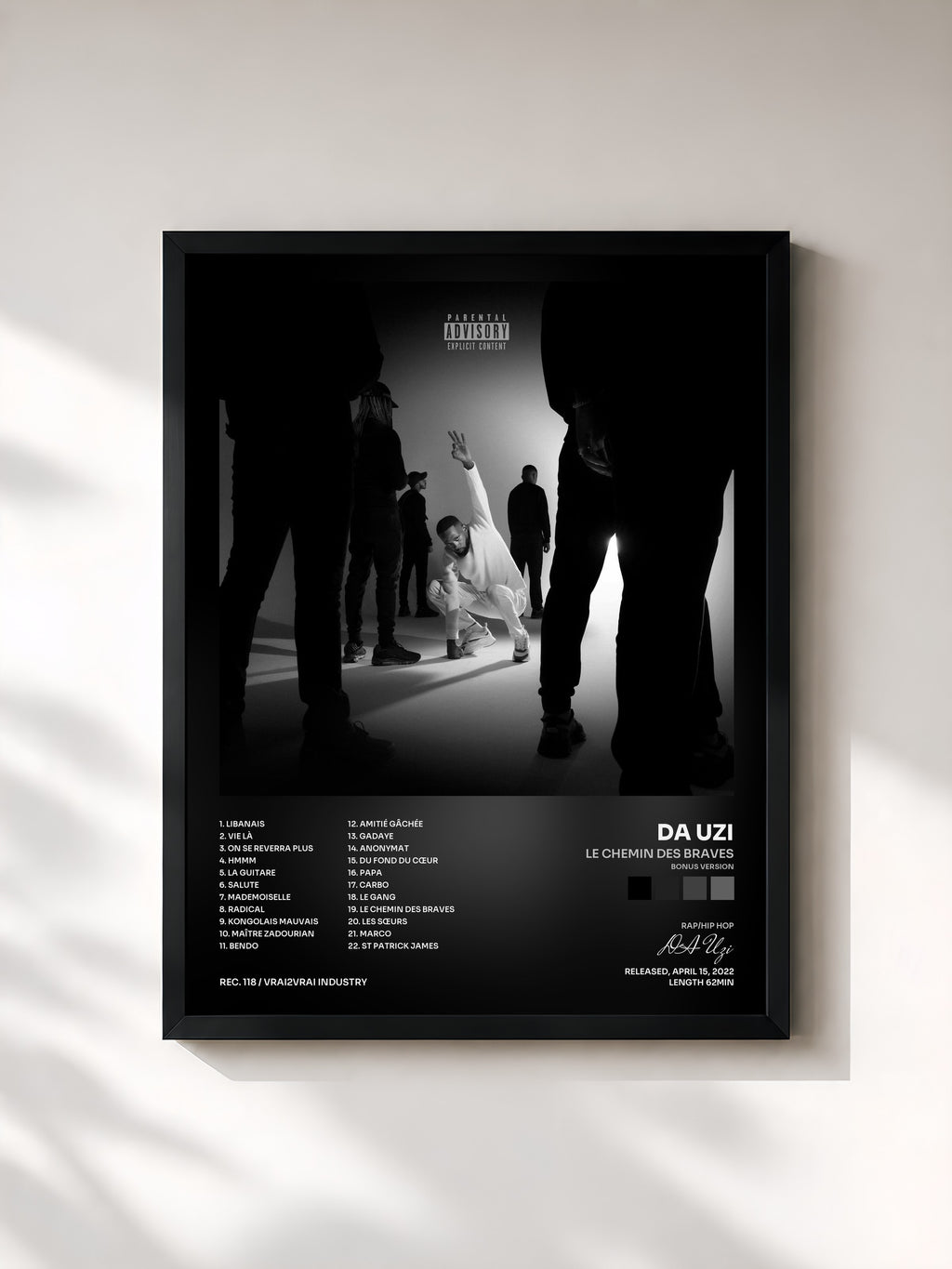 DA Uzi · Le chemin des braves (Bonus Version)