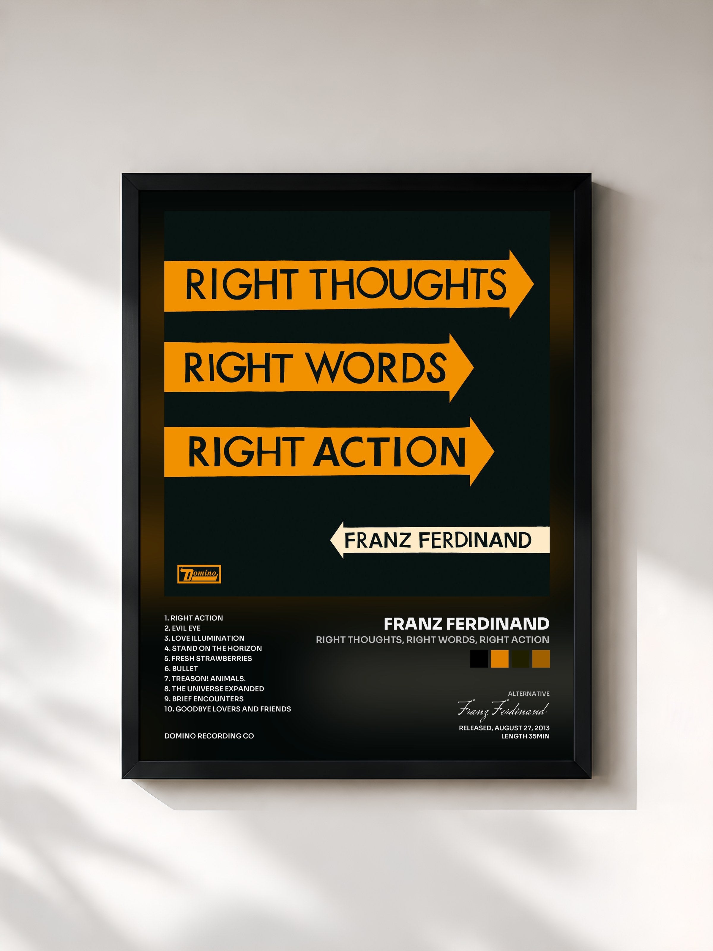 Franz Ferdinand · Right Thoughts, Right Words, Right Action