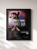Tableau de l'album Double Tour de Francis Cabrel, imprimé et encadré en France