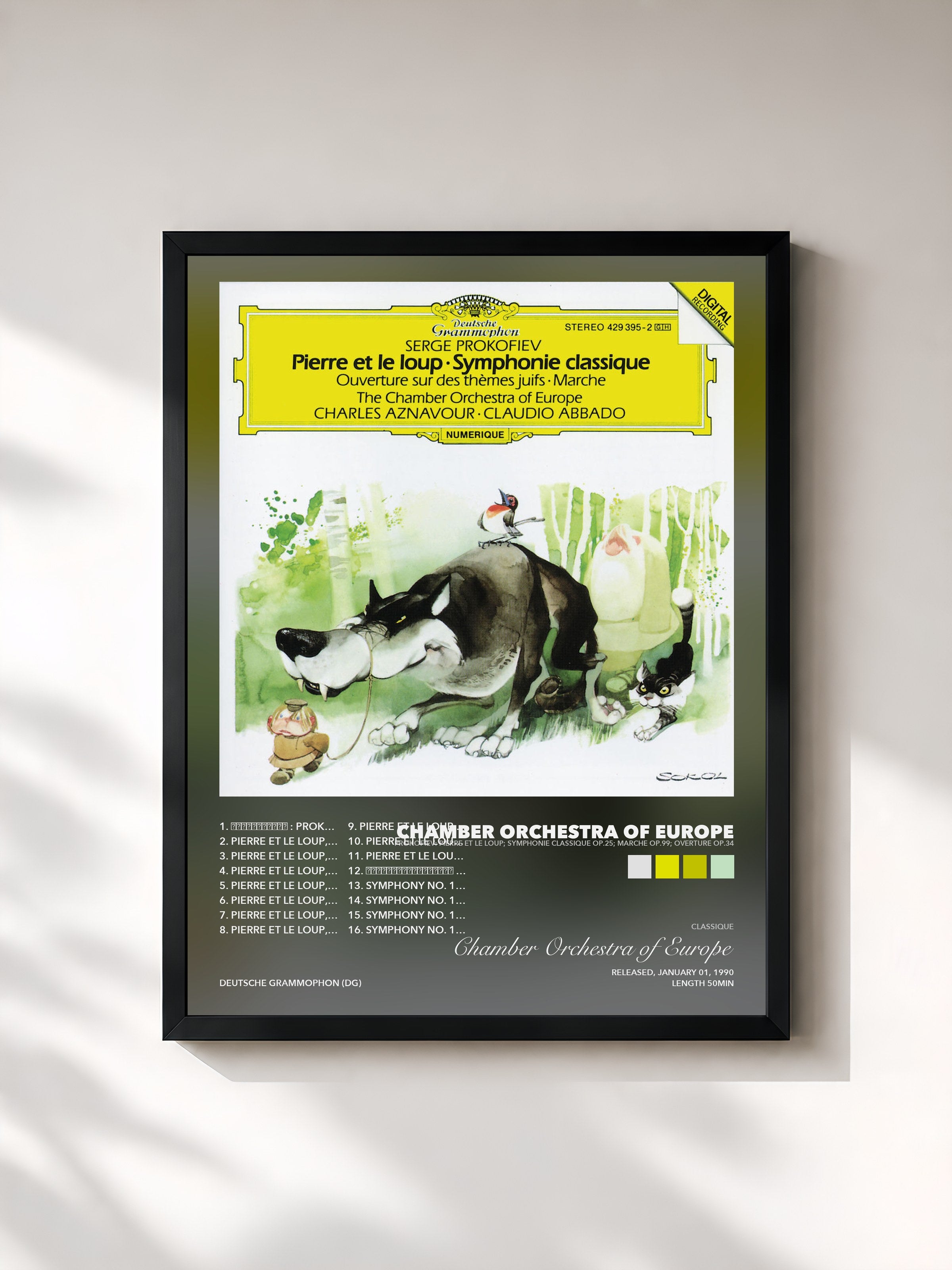 Chamber Orchestra of Europe – Prokofiev: Pierre et le loup; Symphonie Classique Op.25; Marche Op.99; Overture Op.34