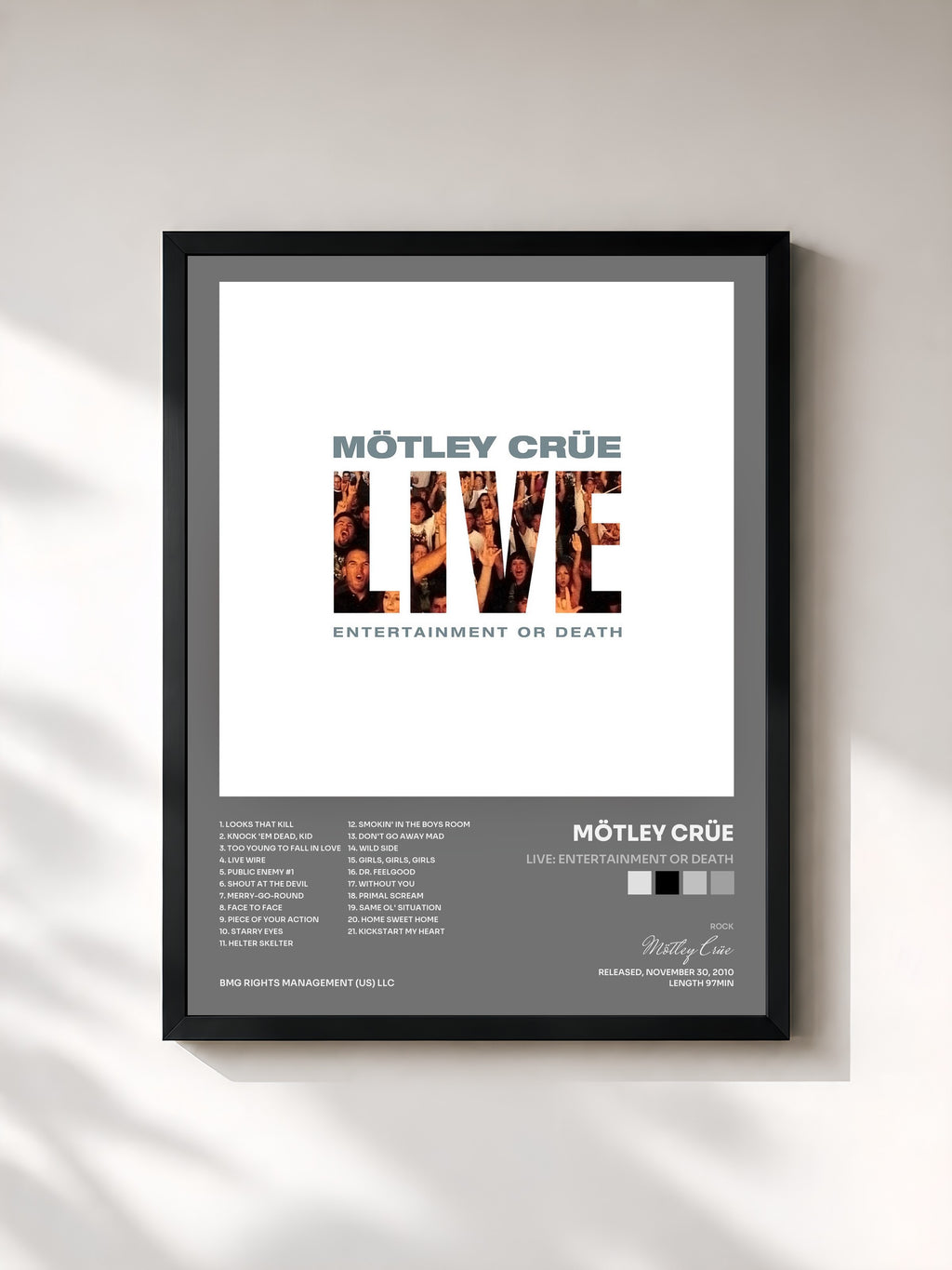 Mötley Crüe · Live: Entertainment Or Death