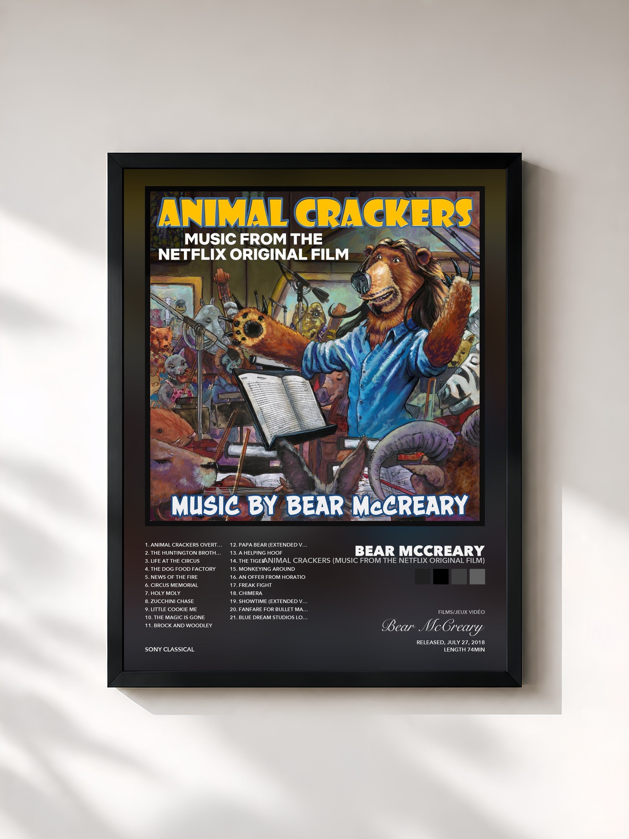 Bear McCreary – Animal Crackers (Music from the Netflix Original Film)