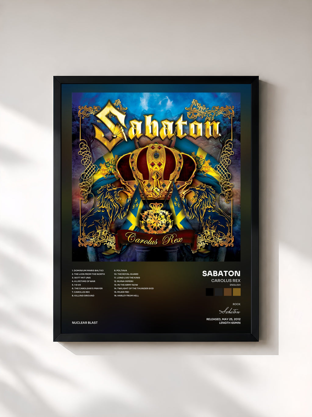 Sabaton · Carolus Rex (English)