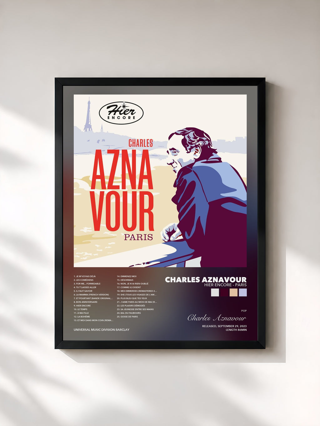 Charles Aznavour – Hier encore - Paris