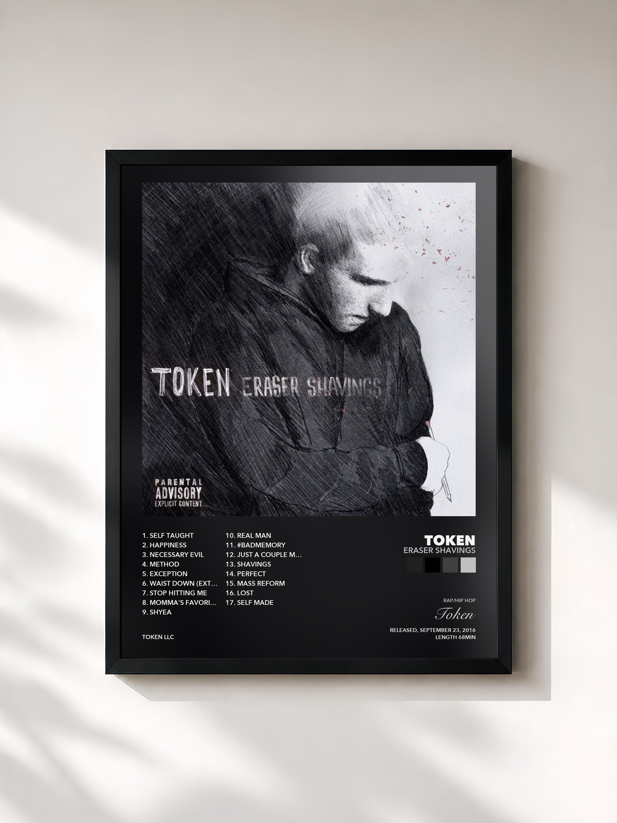 Token · Eraser Shavings