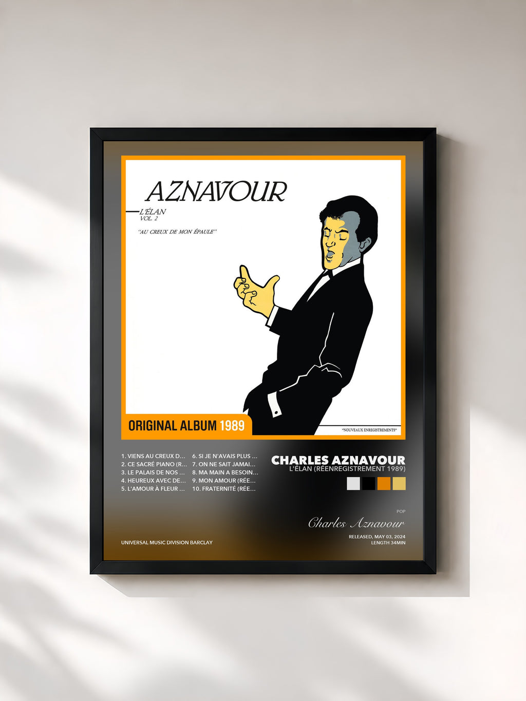 Charles Aznavour – L'élan (Réenregistrement 1989)