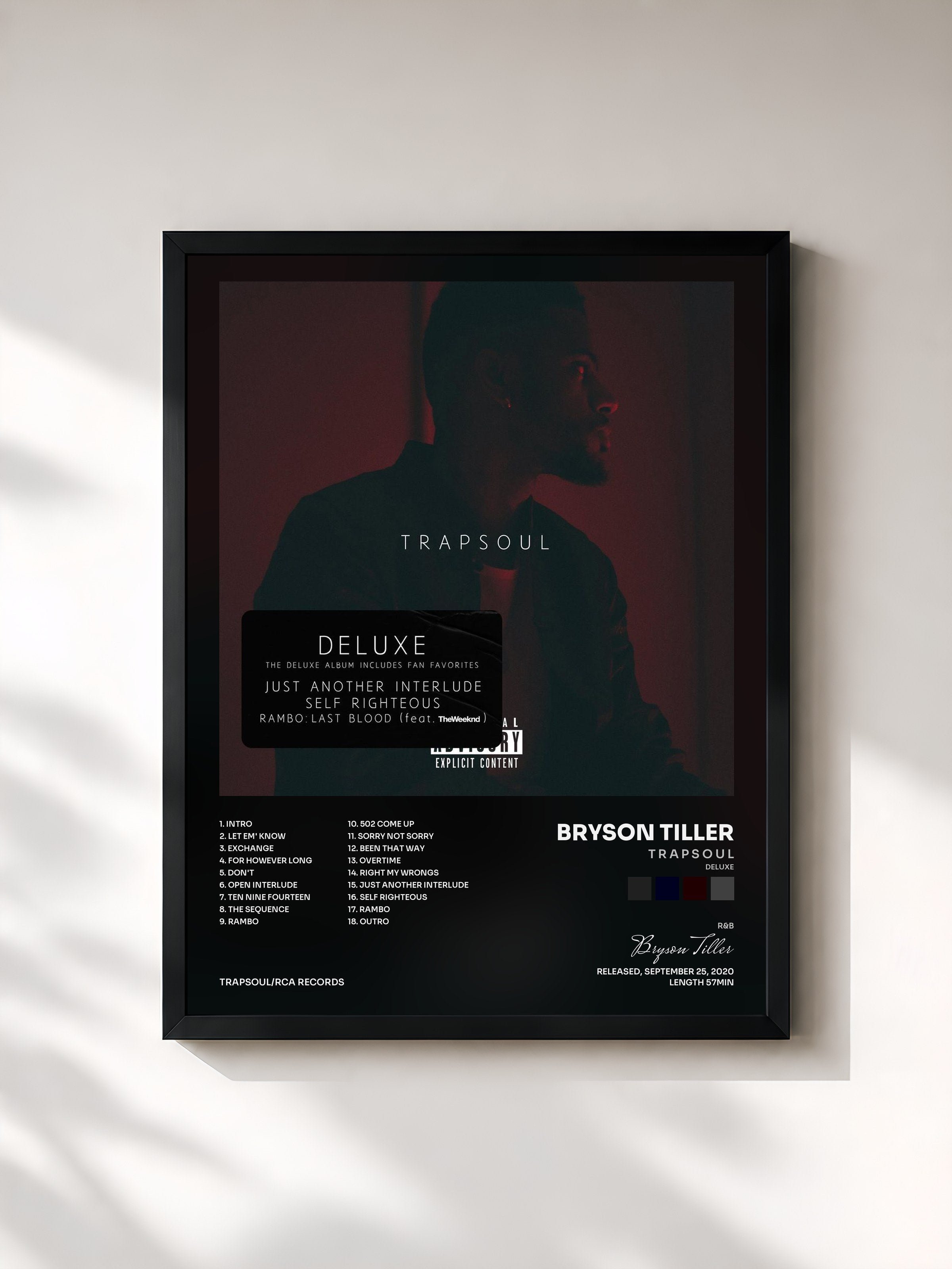 Bryson Tiller · T R A P S O U L (Deluxe)