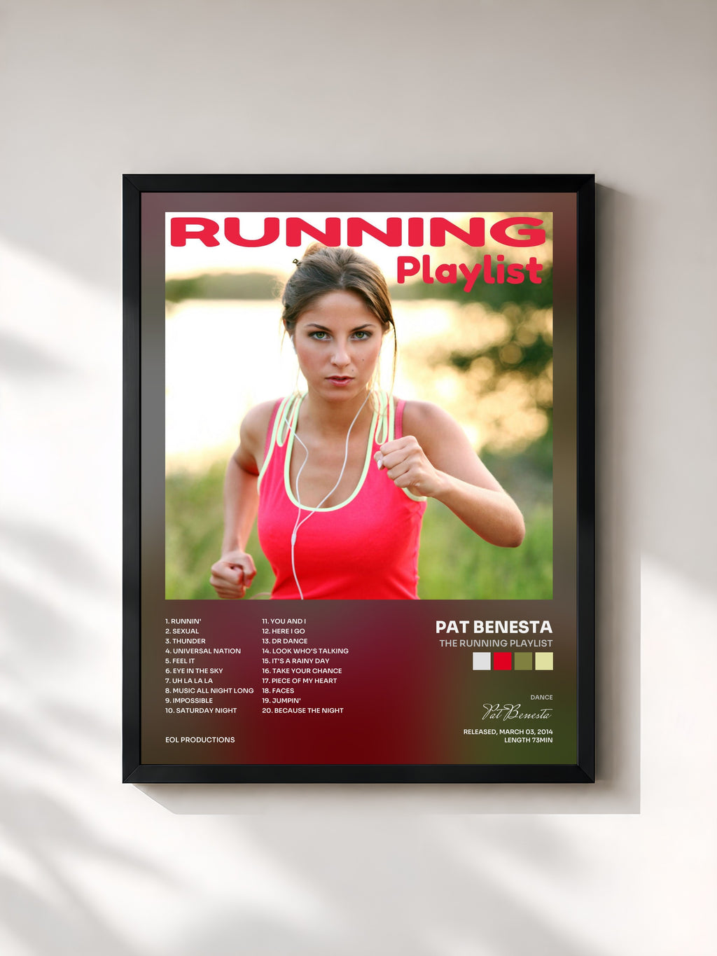 Pat Benesta · The Running Playlist