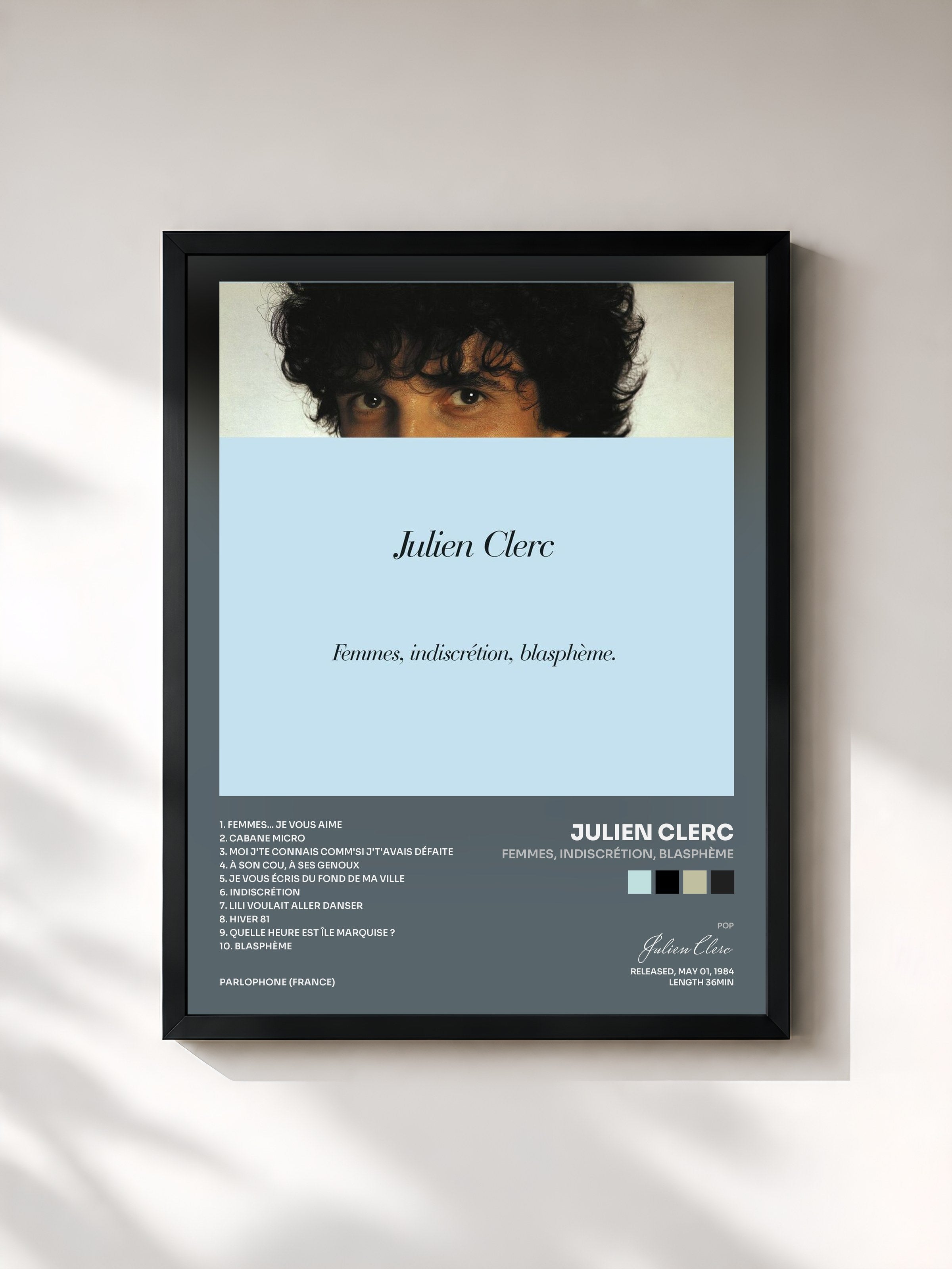 Julien Clerc · Femmes, indiscrétion, blasphème