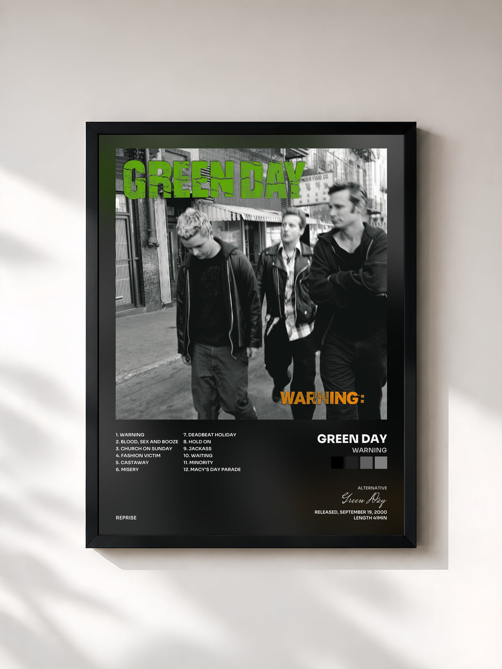 Green Day · Warning