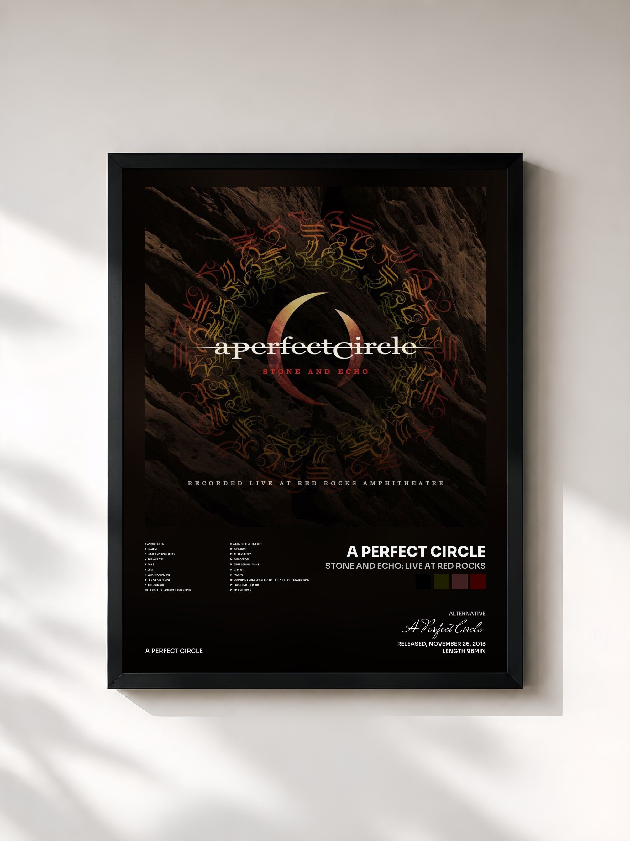 A Perfect Circle · Stone and Echo: Live at Red Rocks