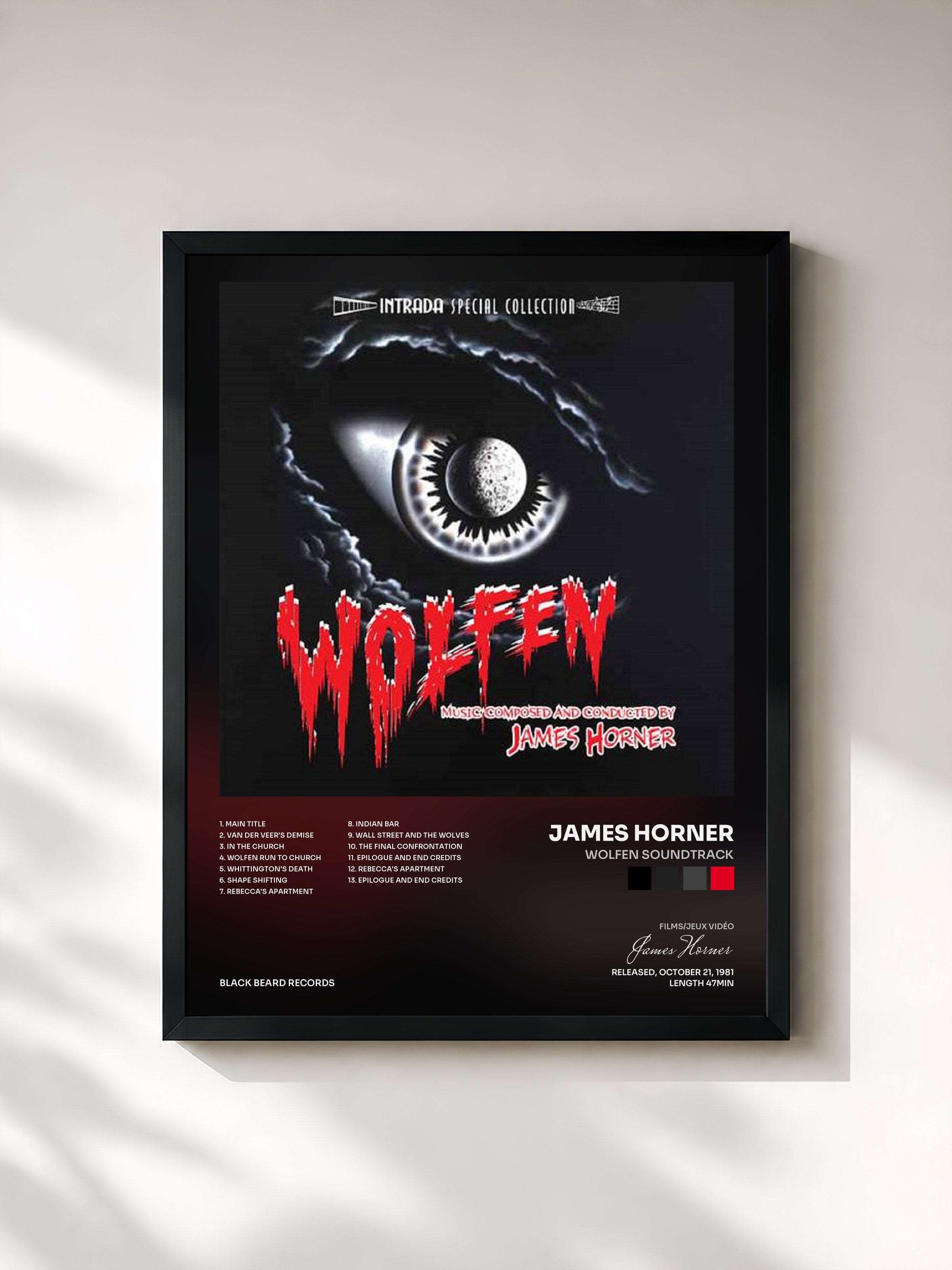James Horner · WOLFEN Soundtrack