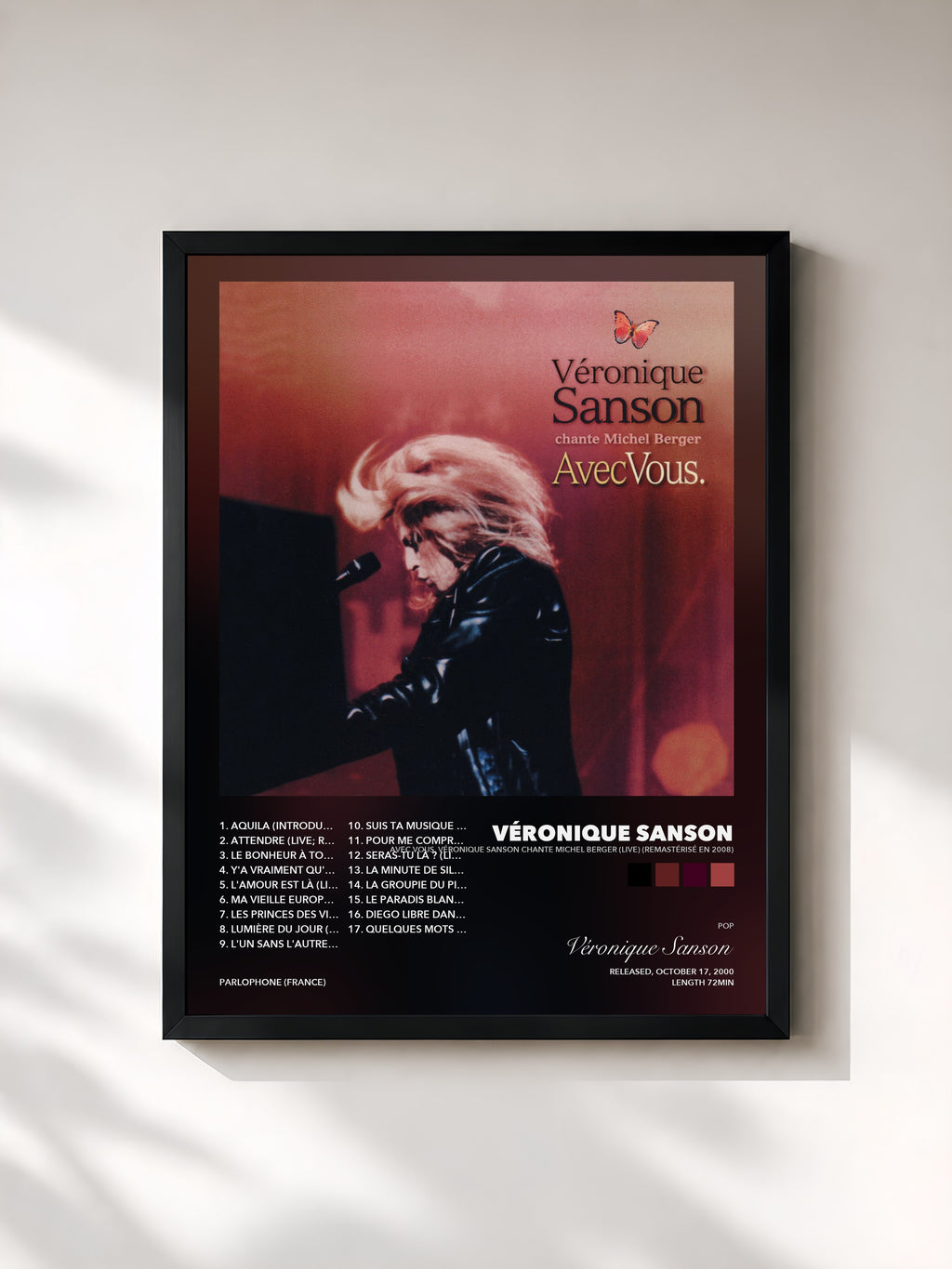 Véronique Sanson – Avec vous, Véronique Sanson chante Michel Berger (Live) (Remastérisé en 2008)
