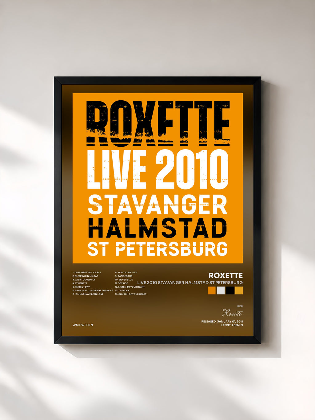 Roxette · Live 2010 Stavanger Halmstad St Petersburg