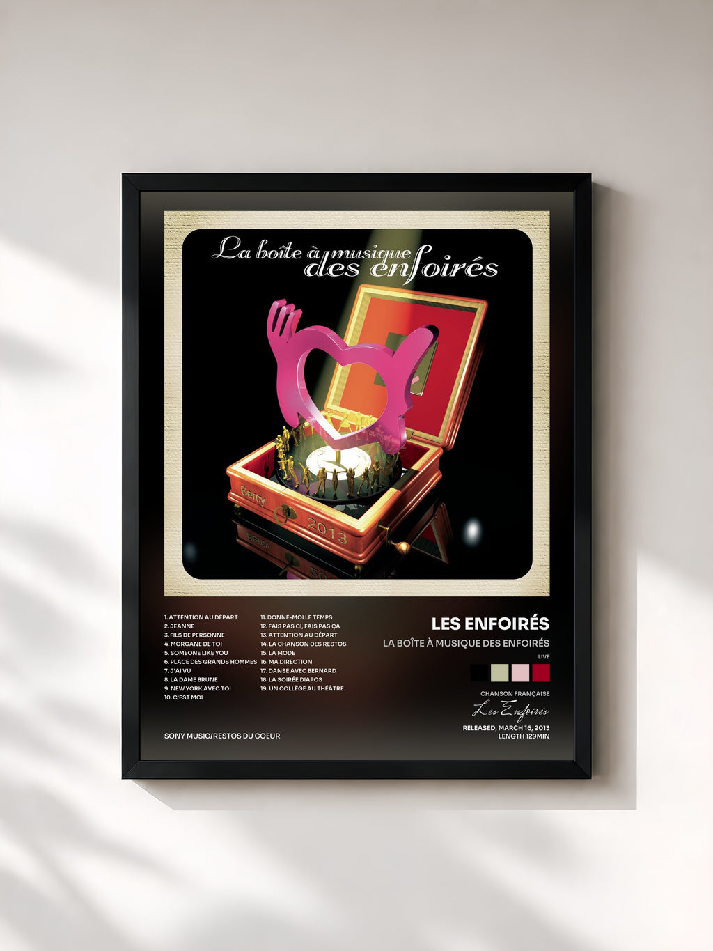 Les Enfoirés · La boîte à musique des Enfoirés (Live)
