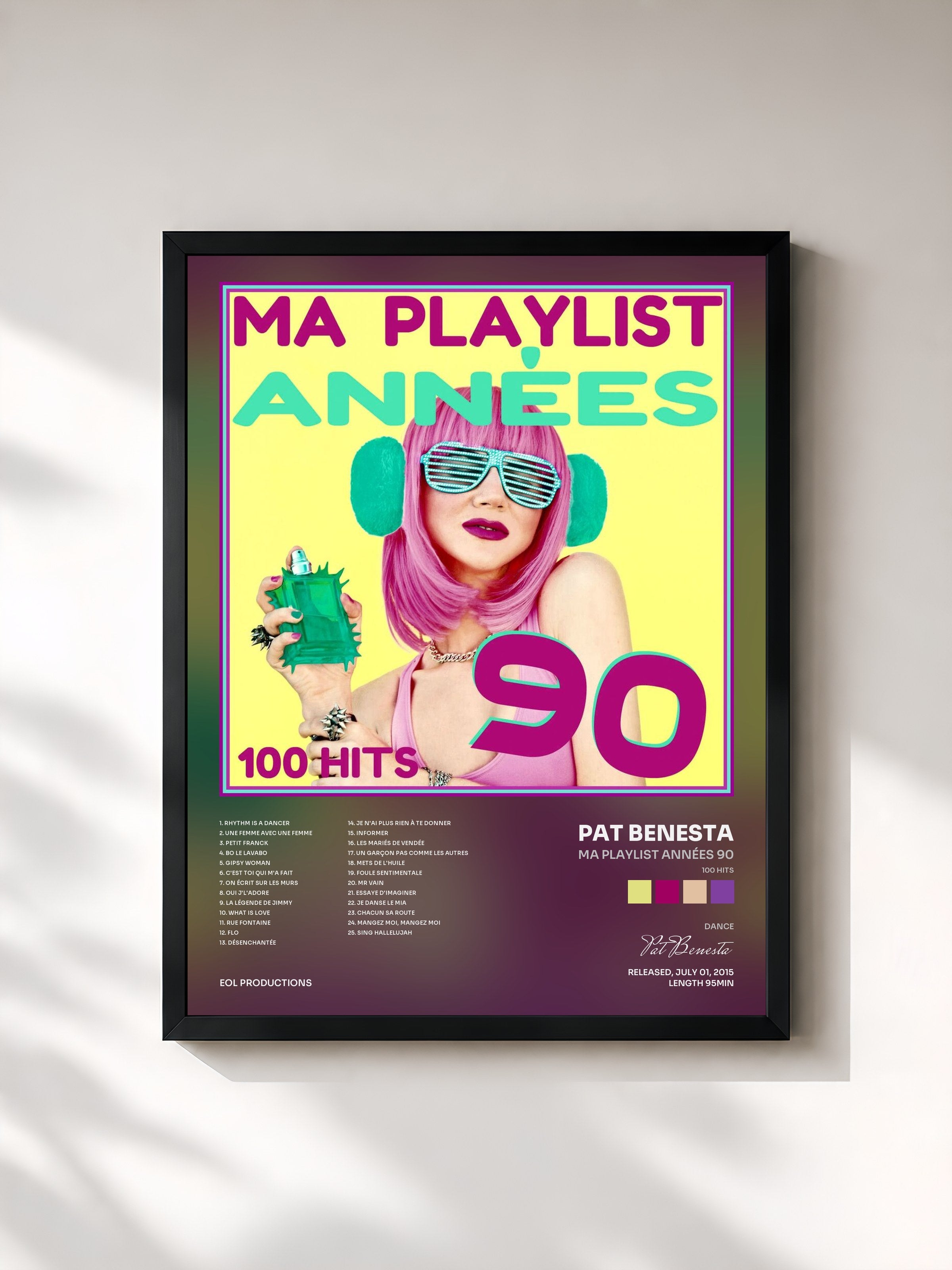 Pat Benesta · Ma playlist années 90 (100 hits)