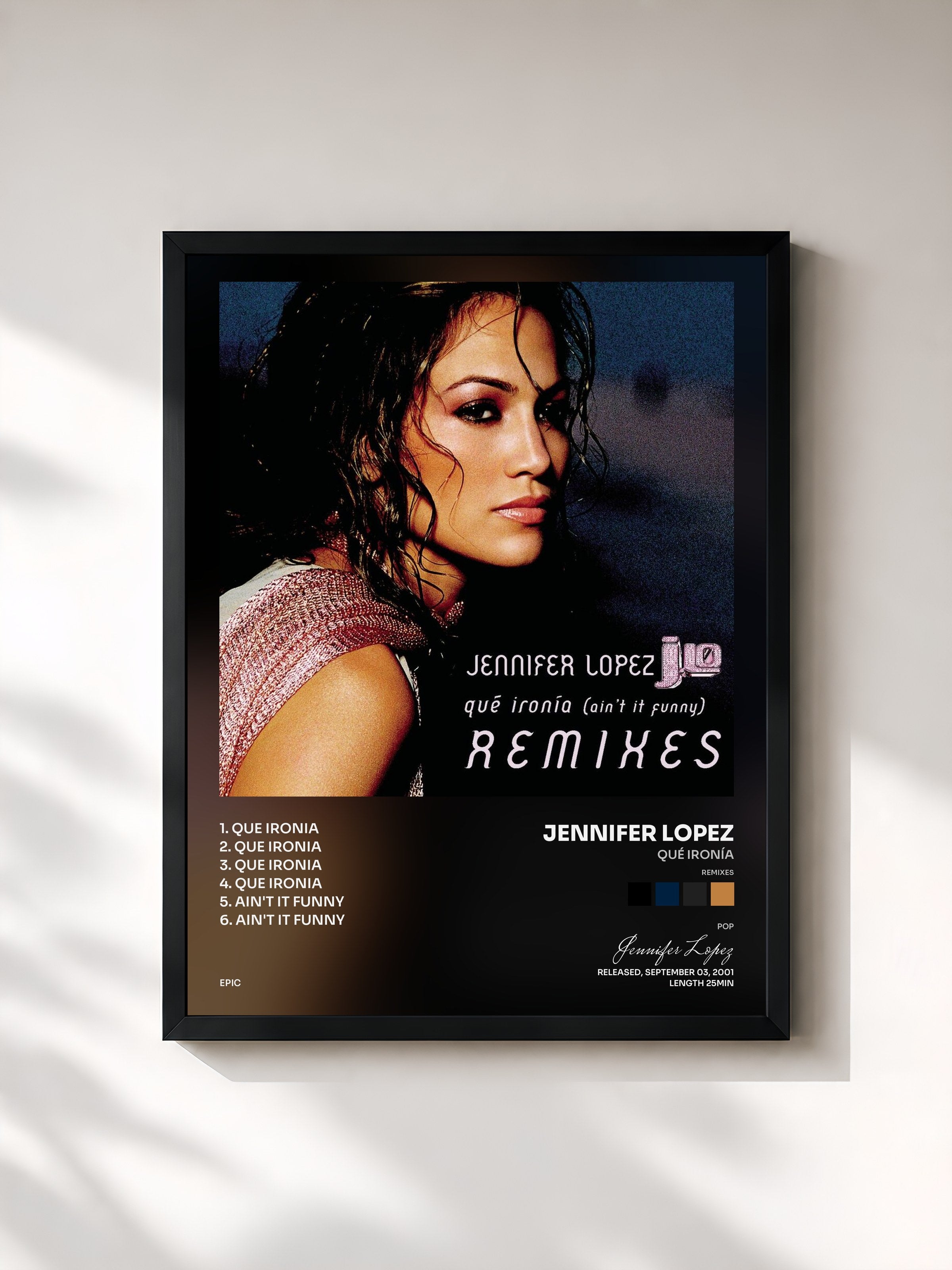 Jennifer Lopez · Qué Ironía (Remixes)