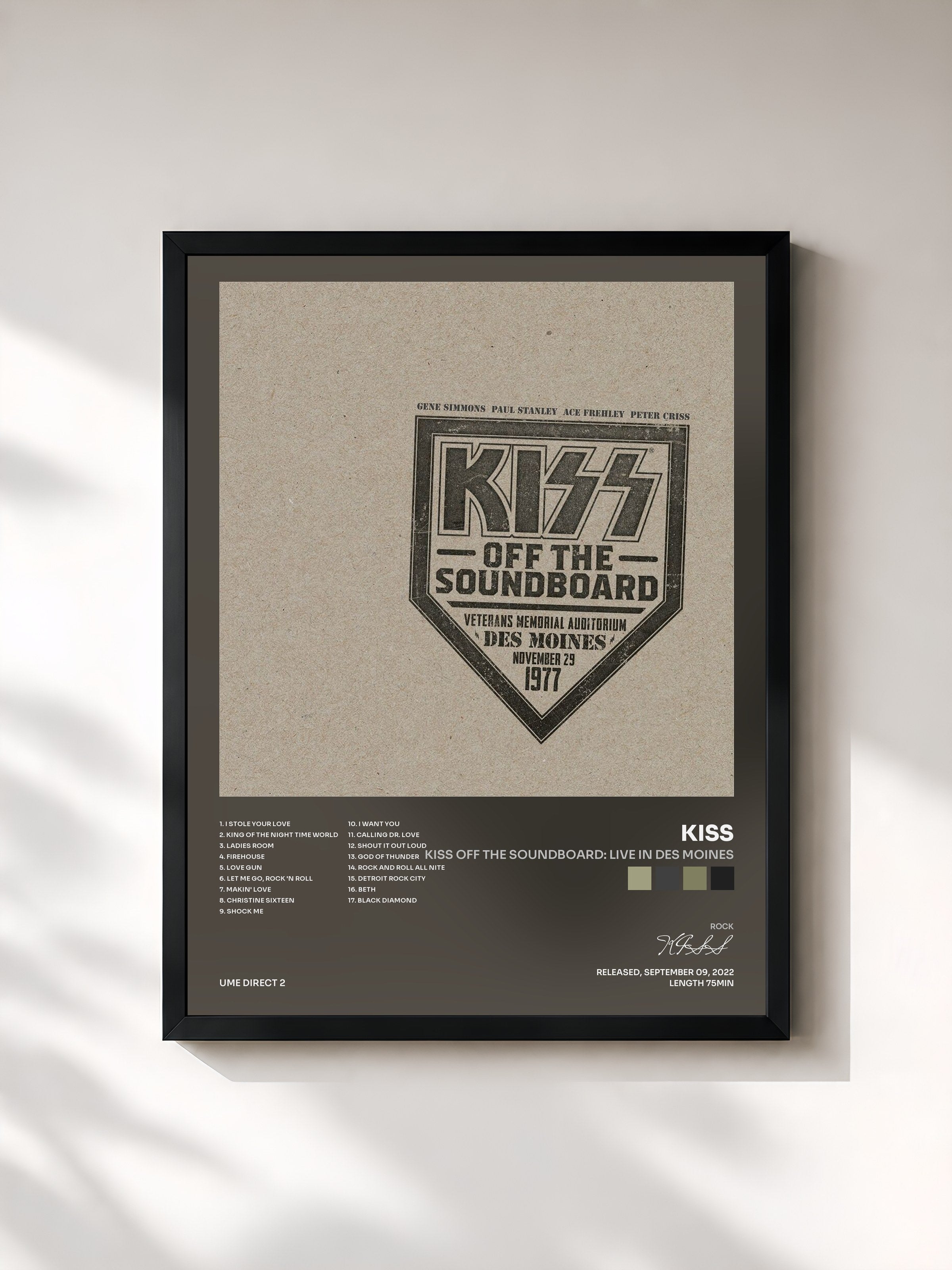 KISS · KISS Off The Soundboard: Live In Des Moines