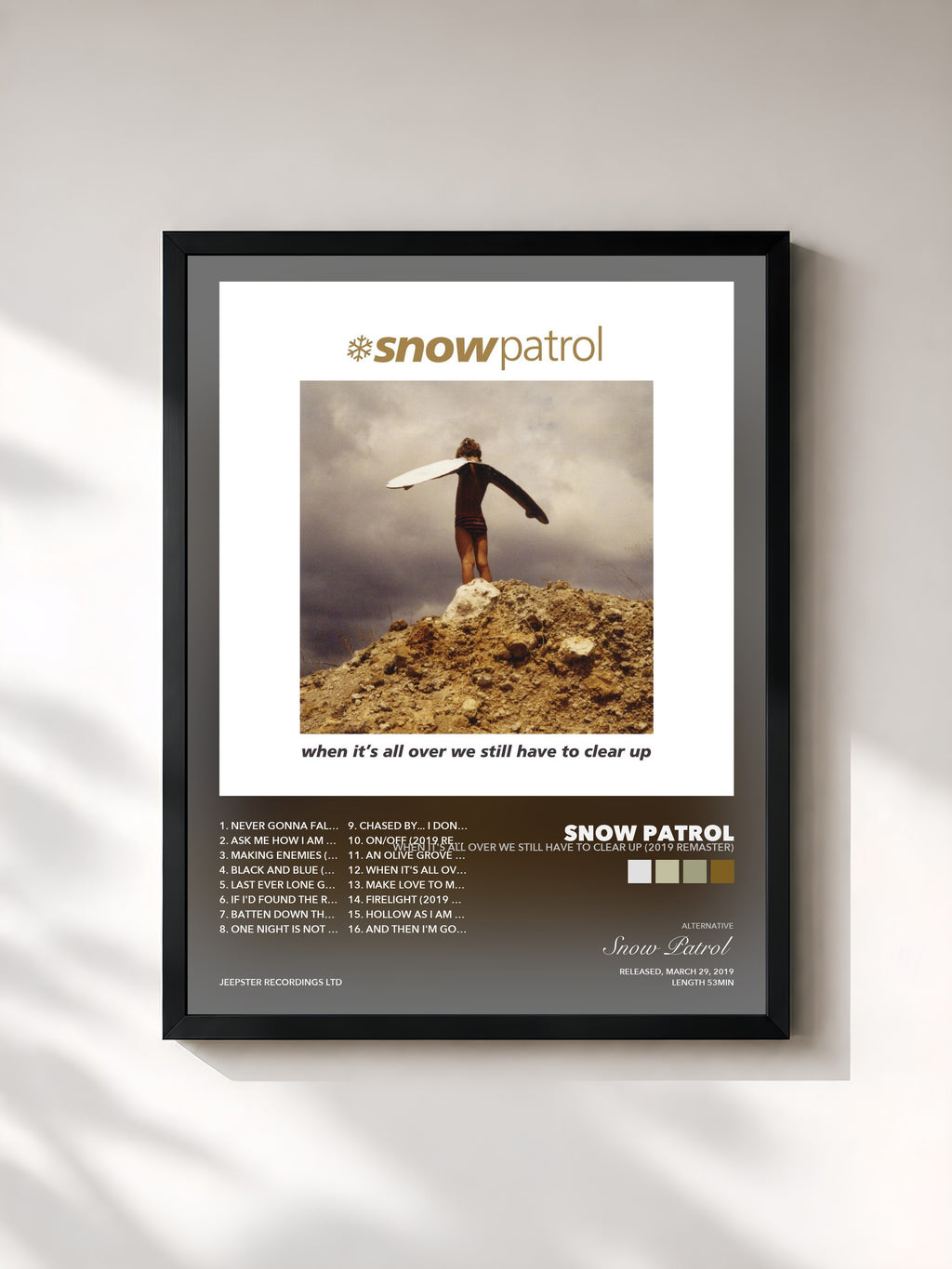 Snow Patrol · When It's All Over We Still Have to Clear Up (2019 Remaster)