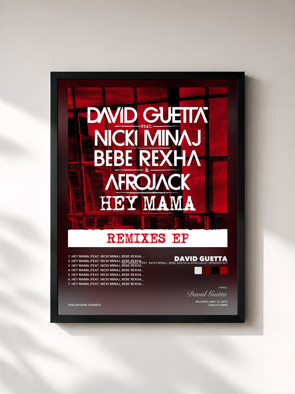 David Guetta – Hey Mama (feat. Nicki Minaj, Bebe Rexha & Afrojack) (Remixes EP)